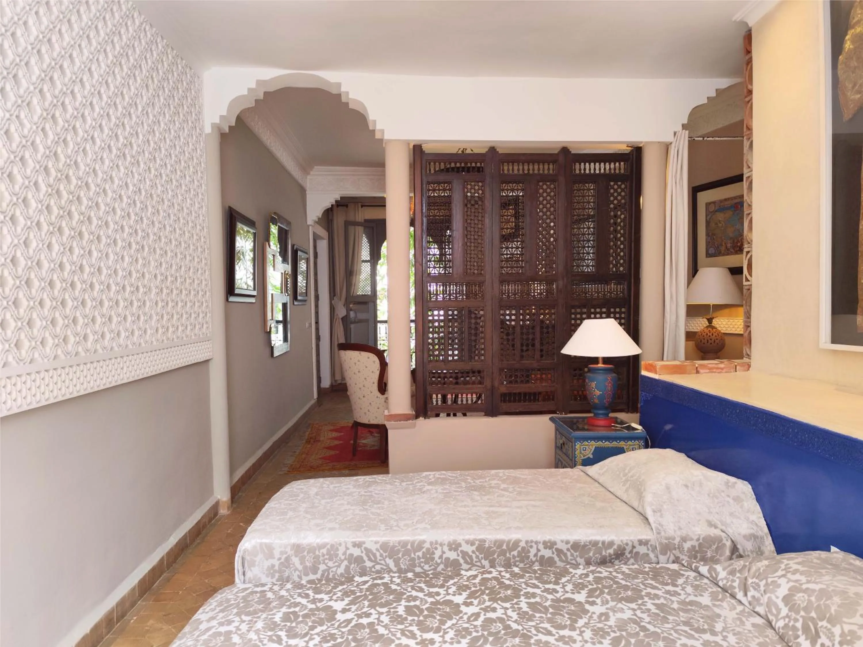 Decorative detail, Bed in Riad Dar Saad - Hammam & Spa
