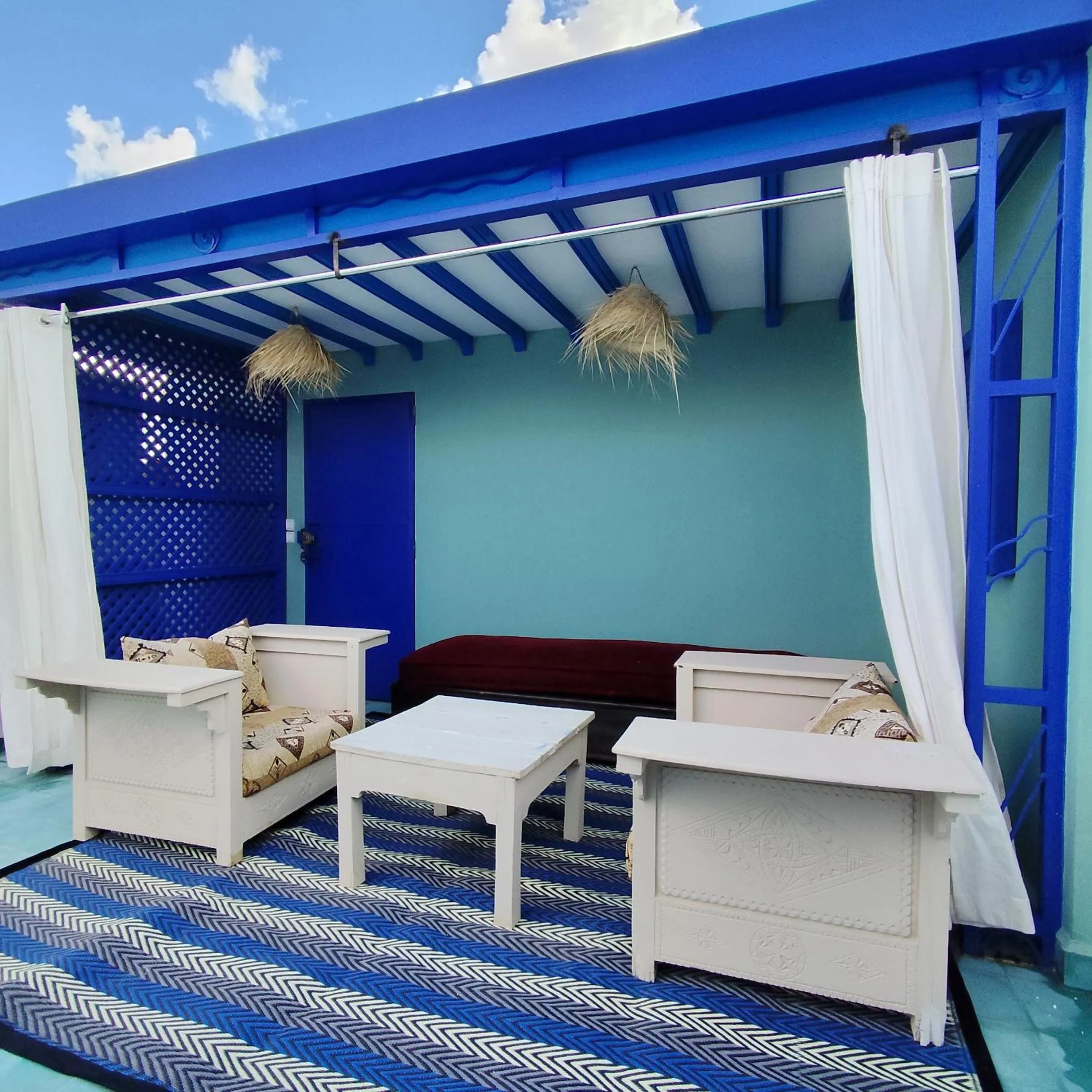 Balcony/Terrace in Riad Dar Saad - Hammam & Spa