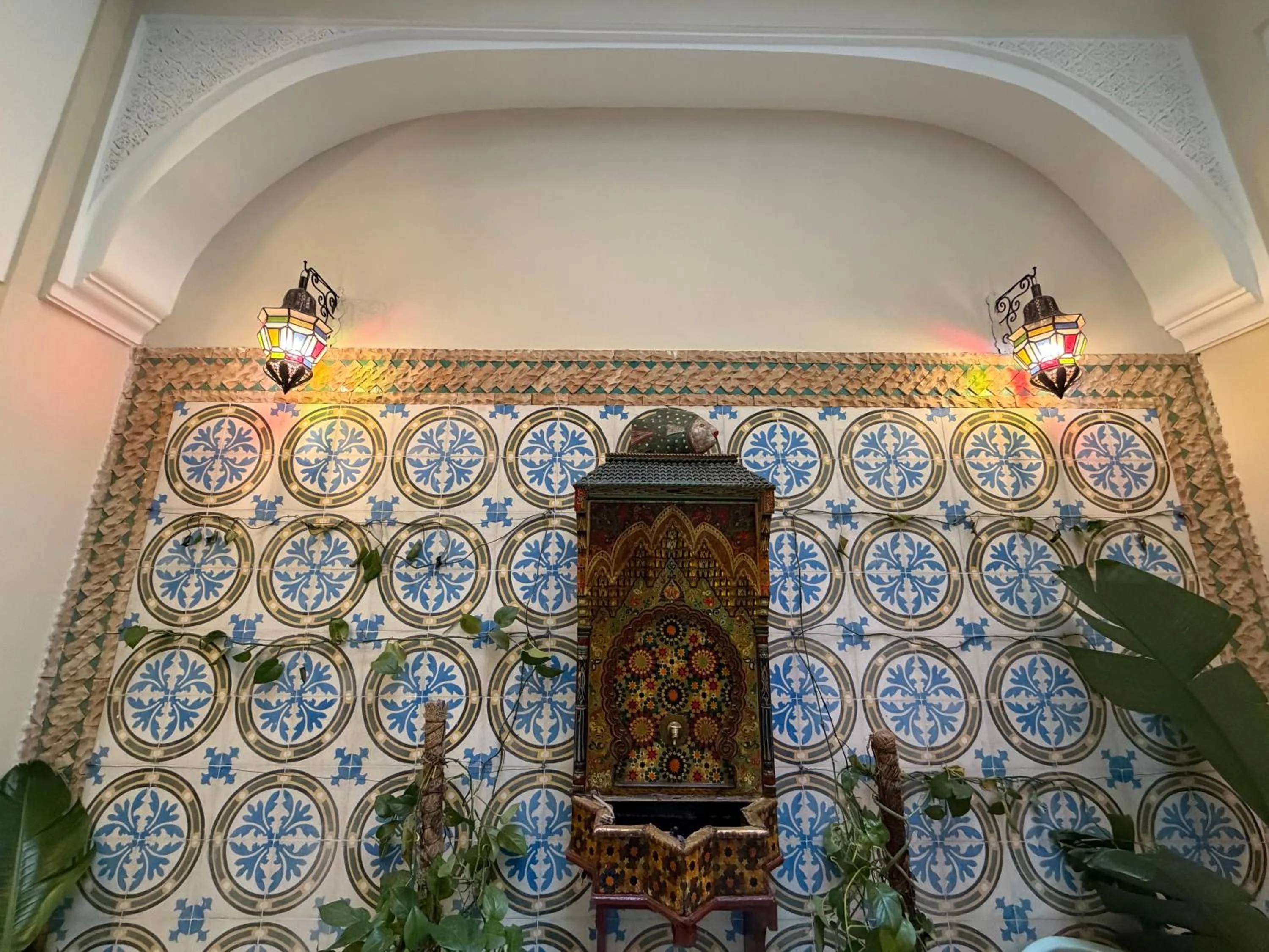 Decorative detail in Riad Dar Saad - Hammam & Spa