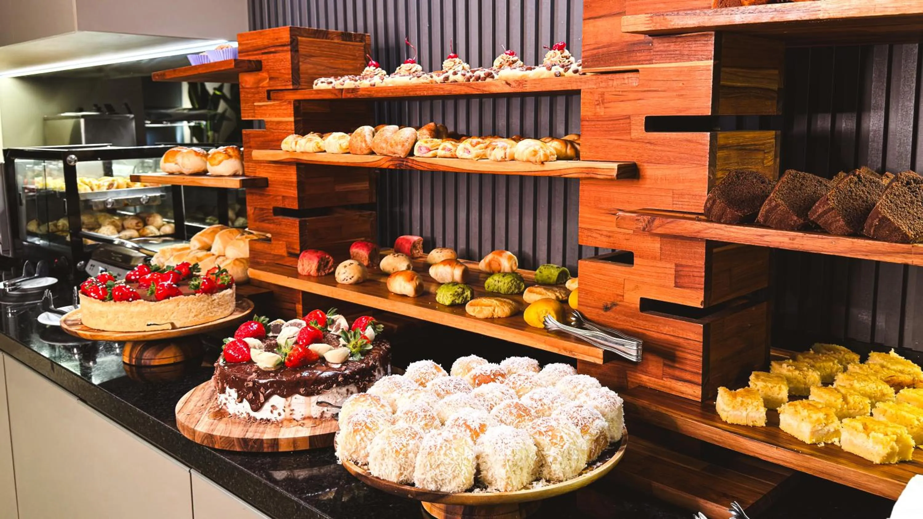 Buffet breakfast in HD Plaza Hotel