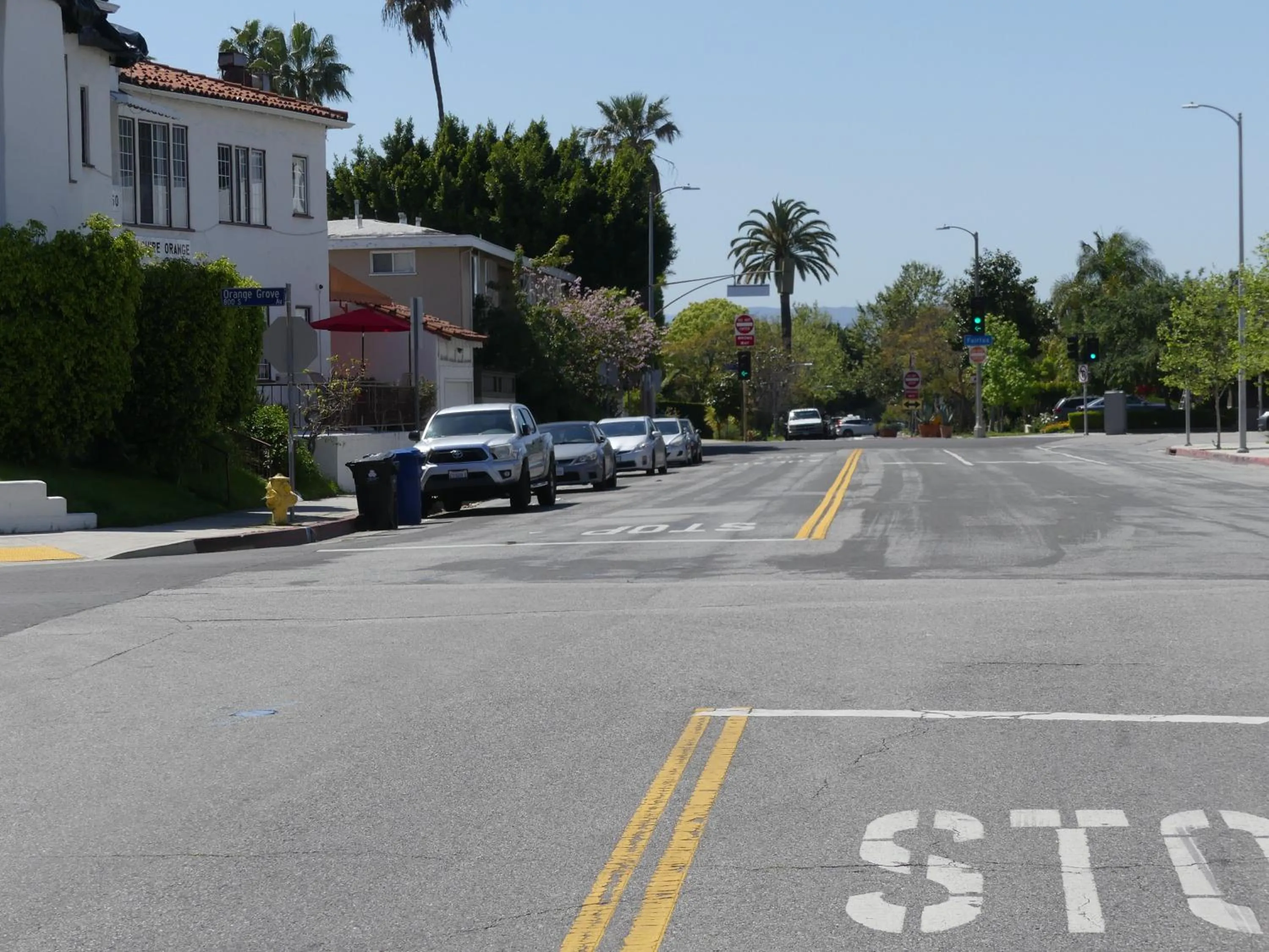 Street view in Wilshire Orange Hotel