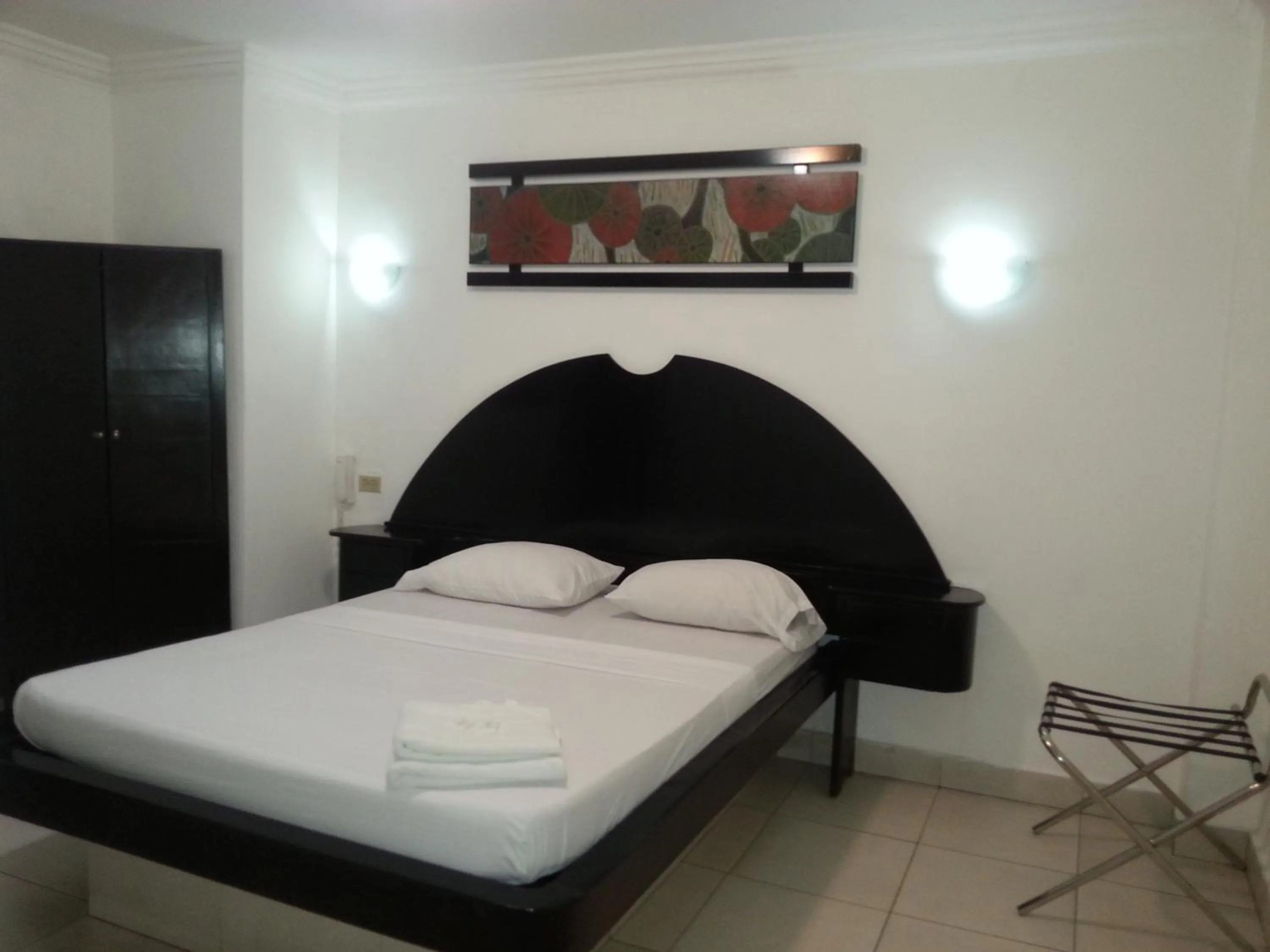 Bed in Hotel Pension Corona