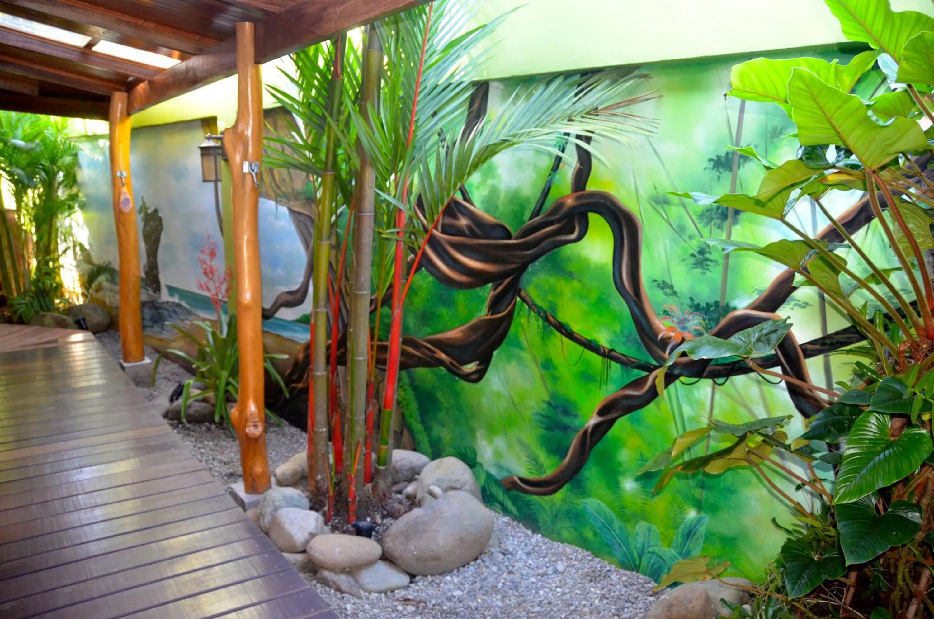 Garden in Physis Caribbean Bed & Breakfast