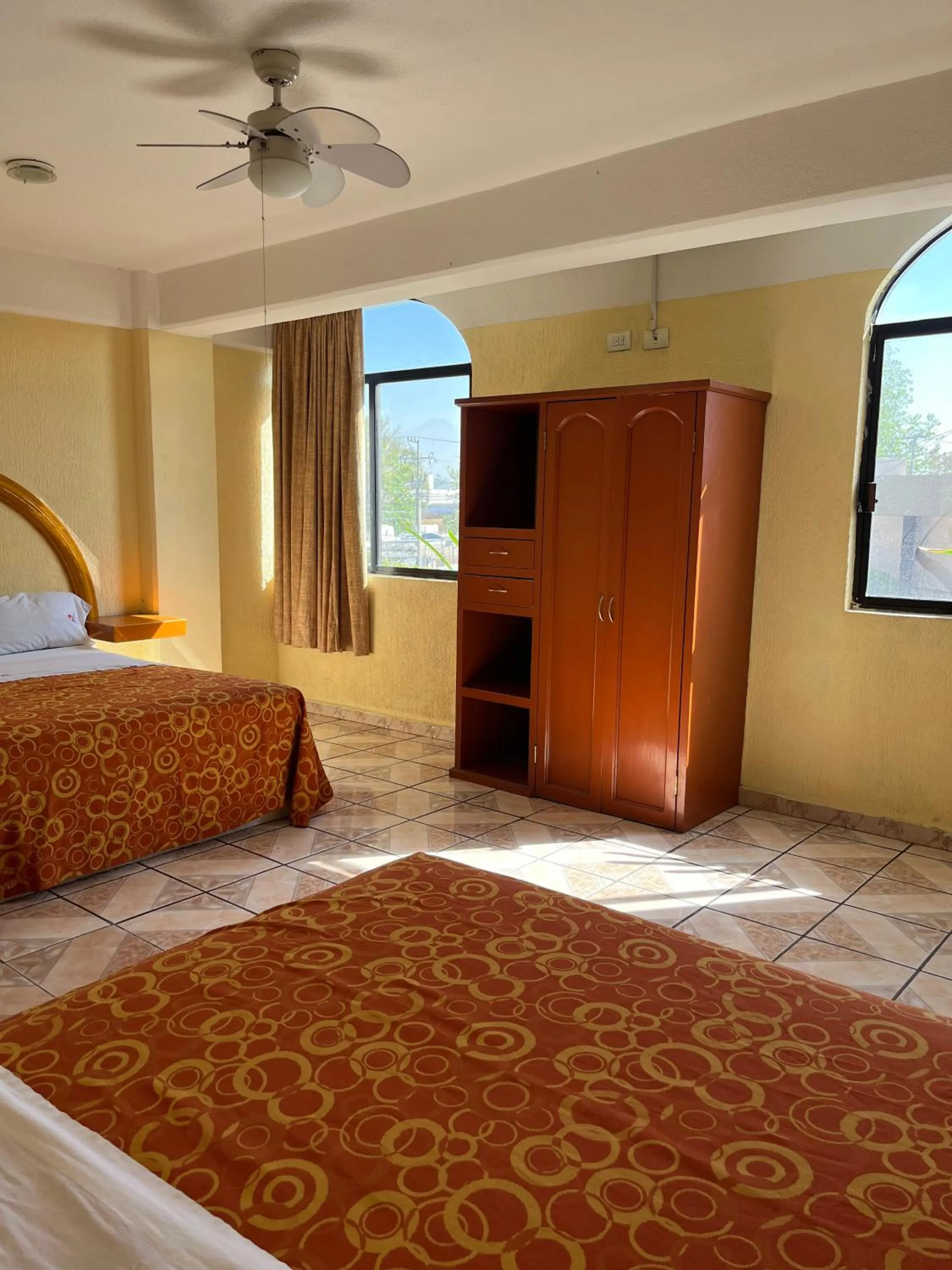 Bed in Hotel Central Puebla