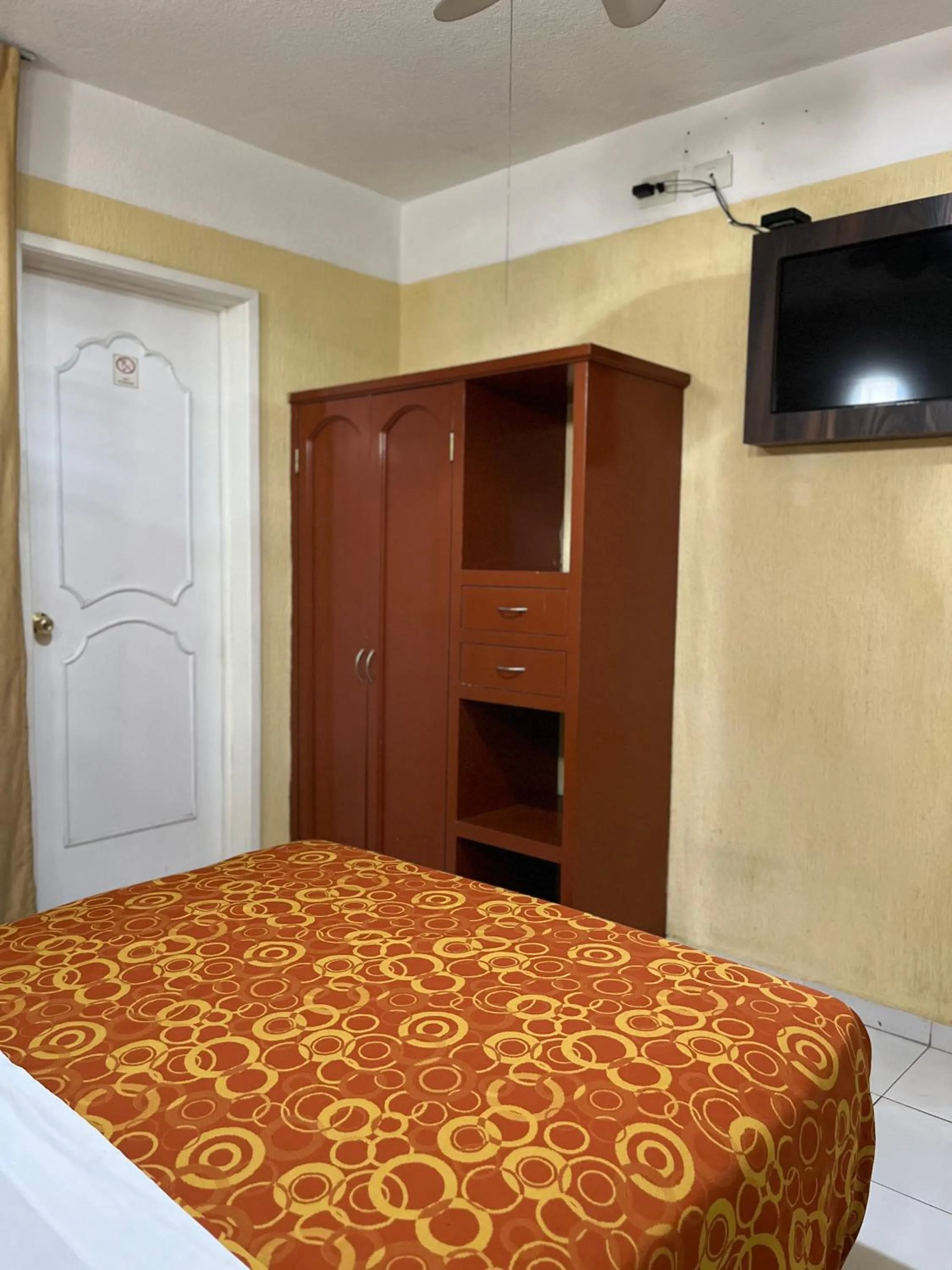 Bed in Hotel Central Puebla