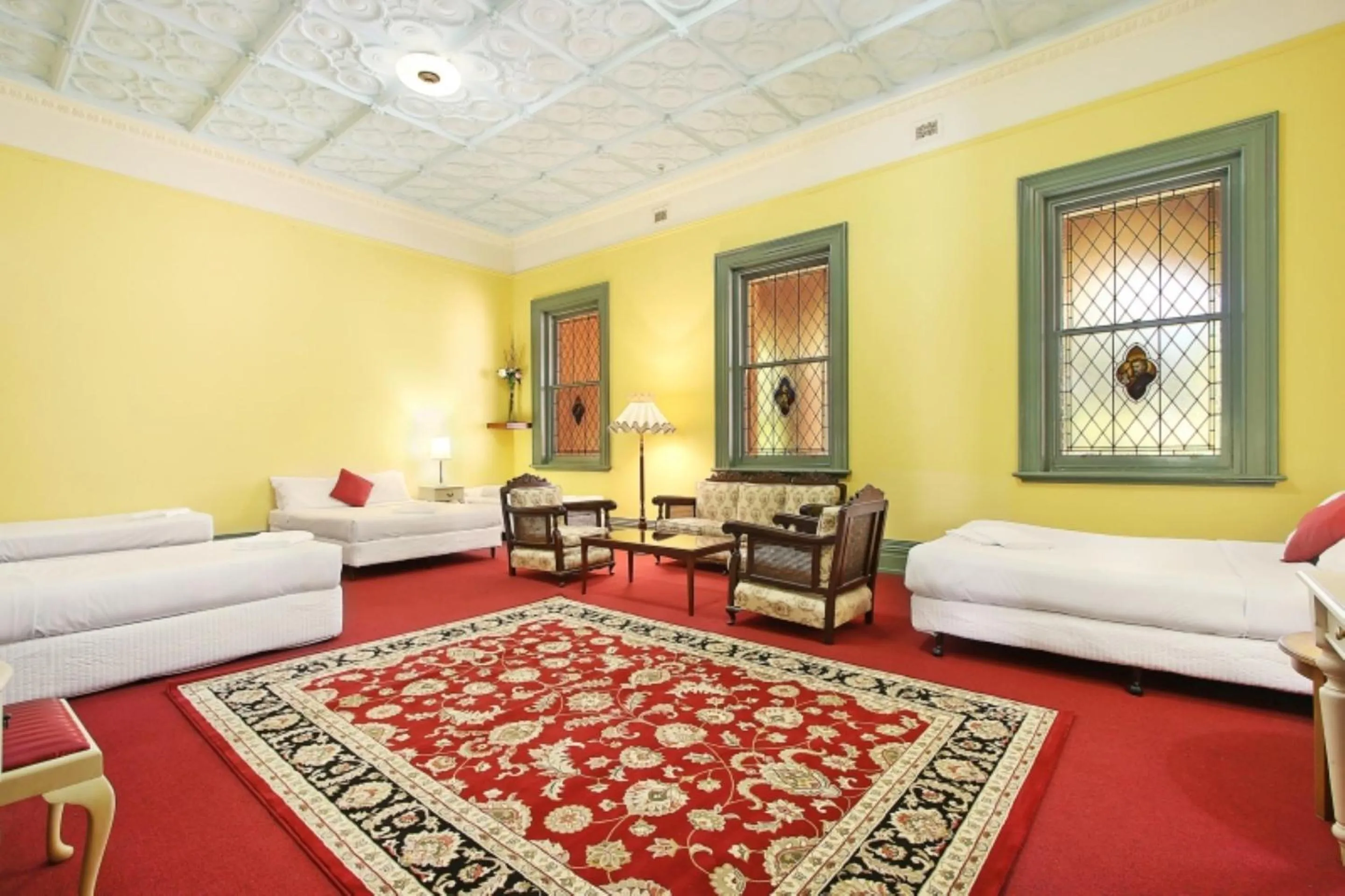 Seating area in The Old Priory