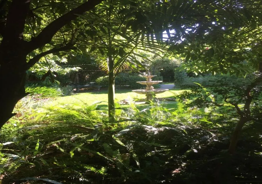 Garden view in The Old Priory