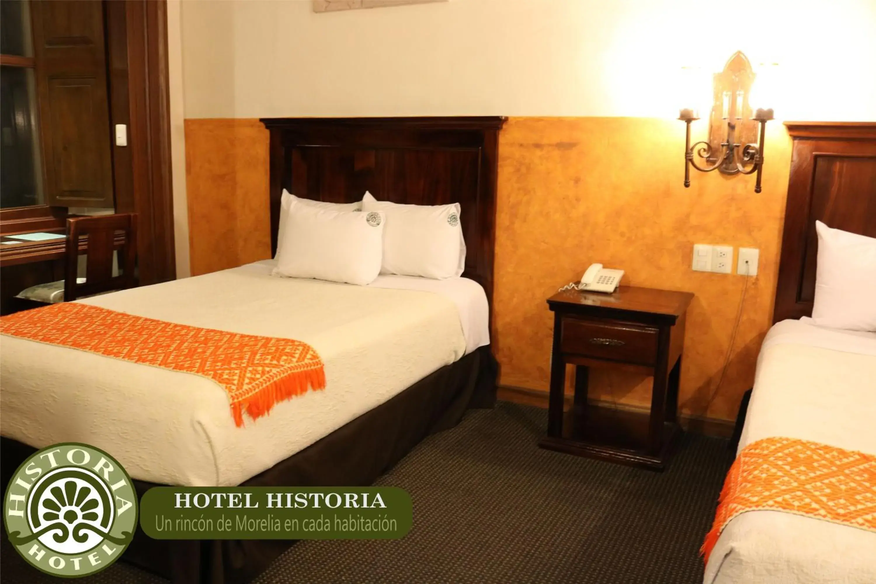 Double Room with Two Double Beds in Hotel Historia Double Room with Two Double Beds in Hotel Historia