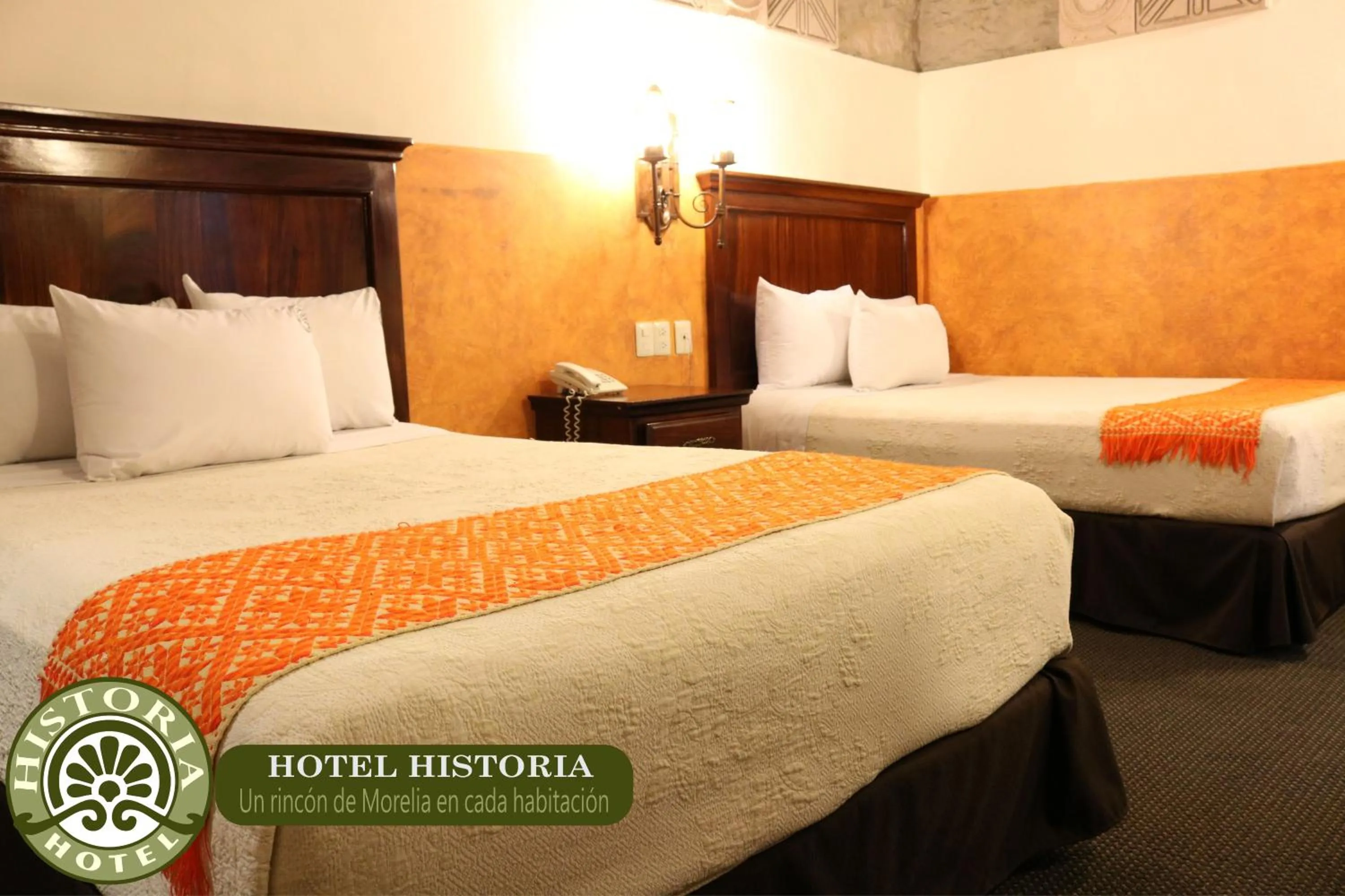 Bed in Hotel Historia