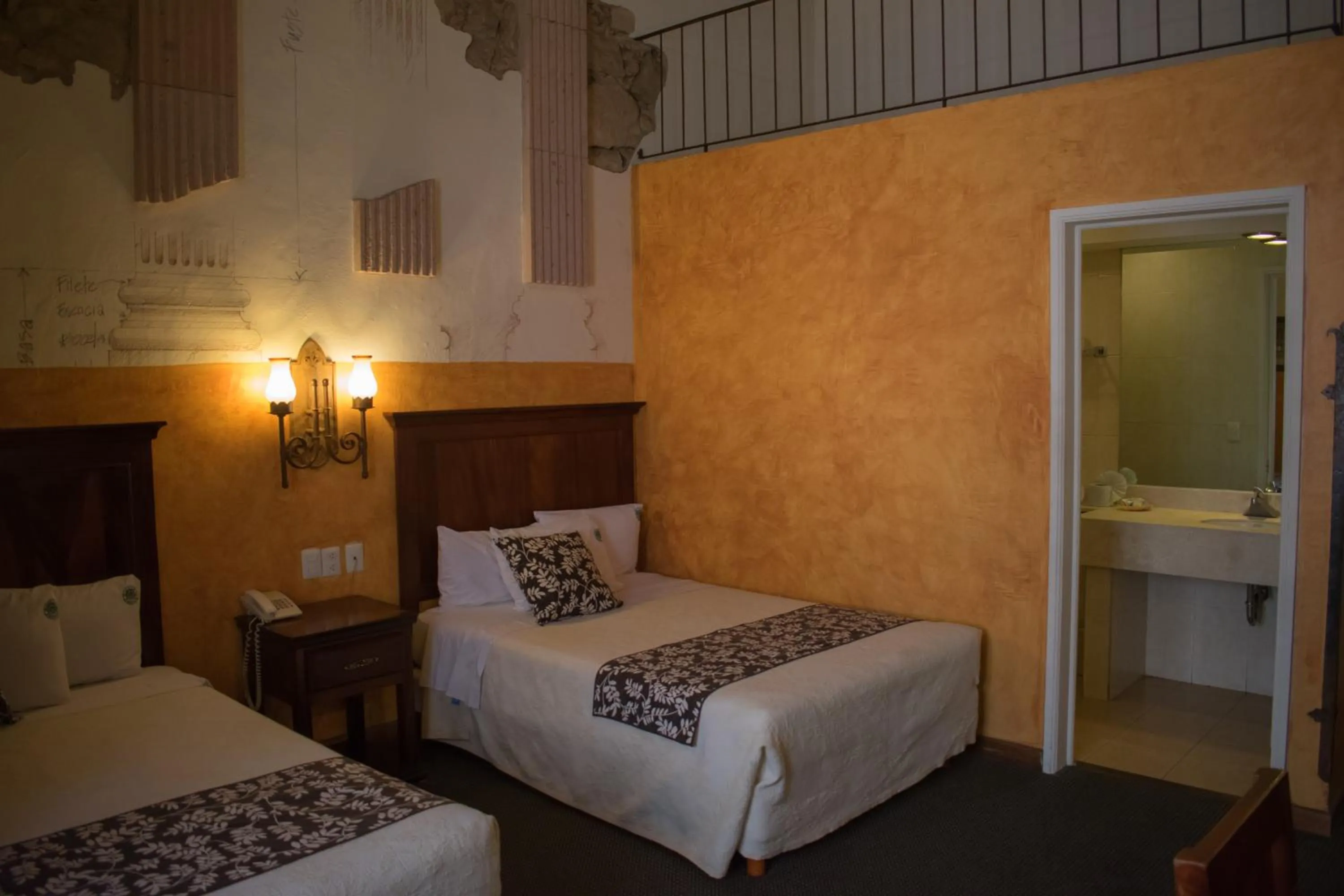 Bed in Hotel Historia