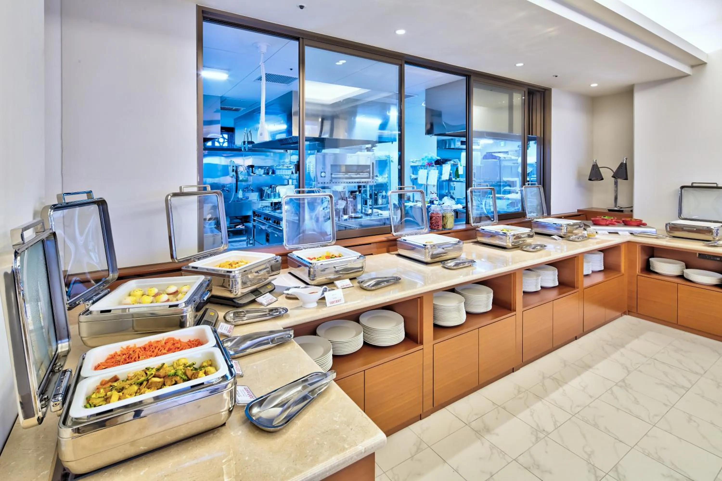 Buffet breakfast in Ala Mahaina Condo Hotel