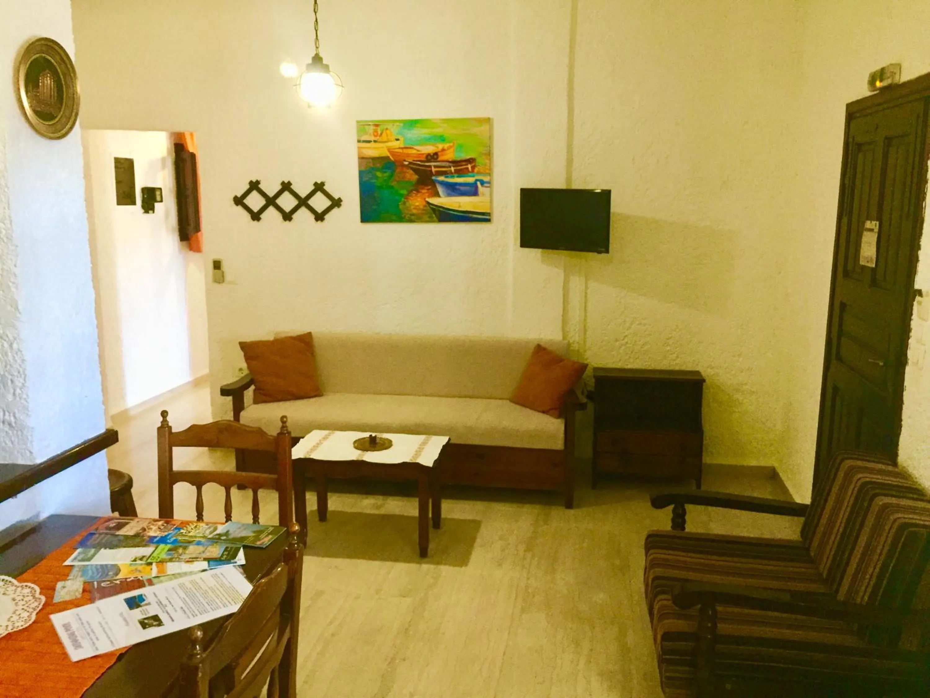 Seating area in Filoxenia Villa