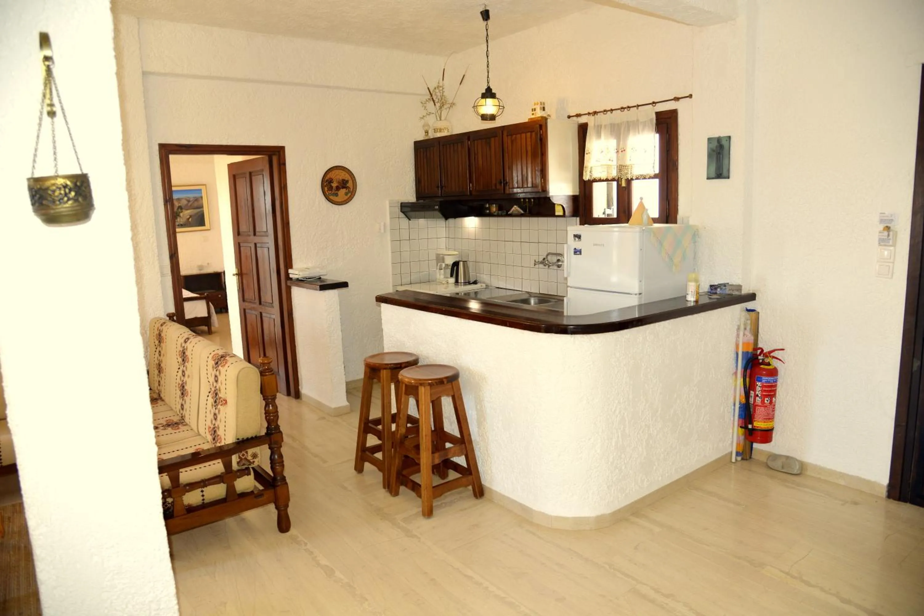 Kitchen or kitchenette in Filoxenia Villa