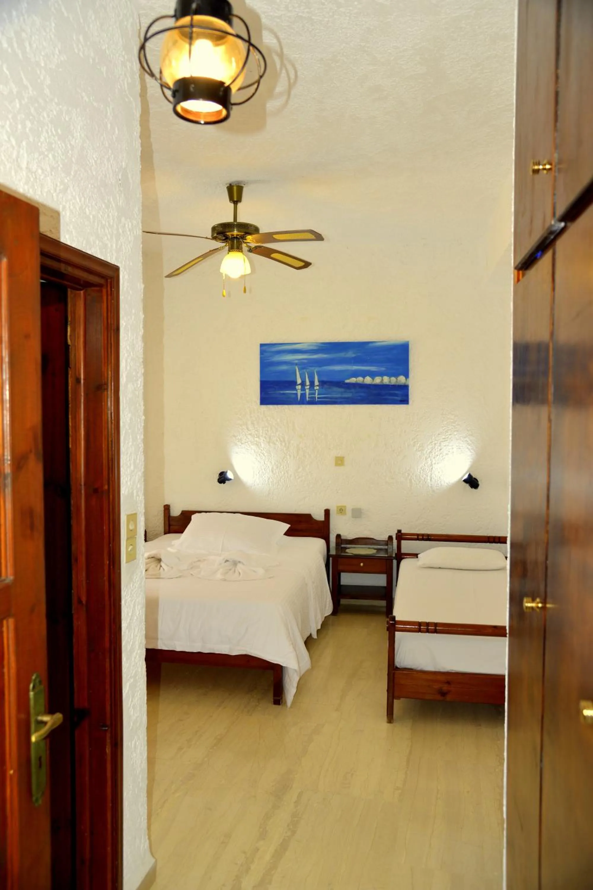 Bedroom, Bed in Filoxenia Villa