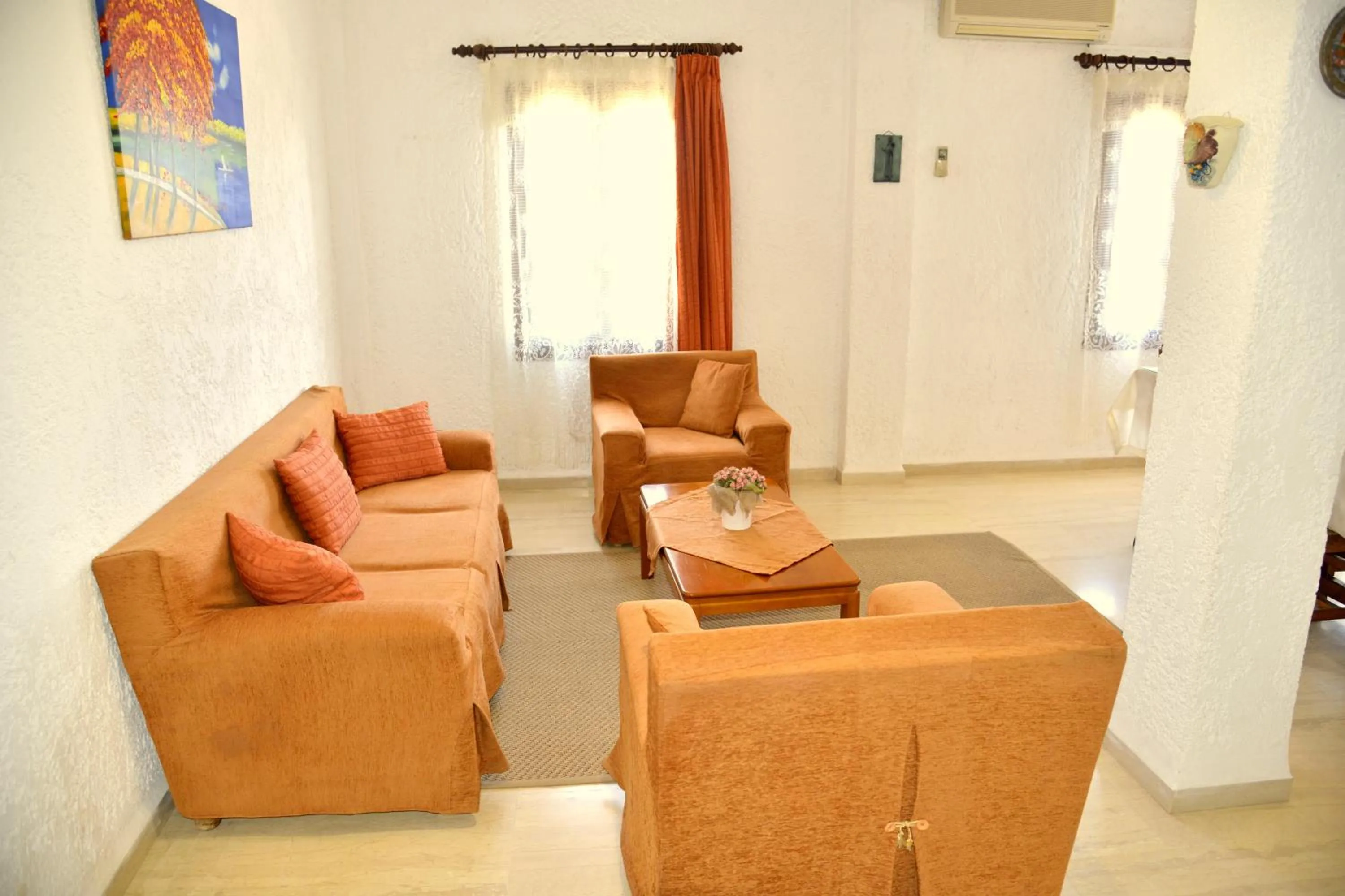 Seating area in Filoxenia Villa