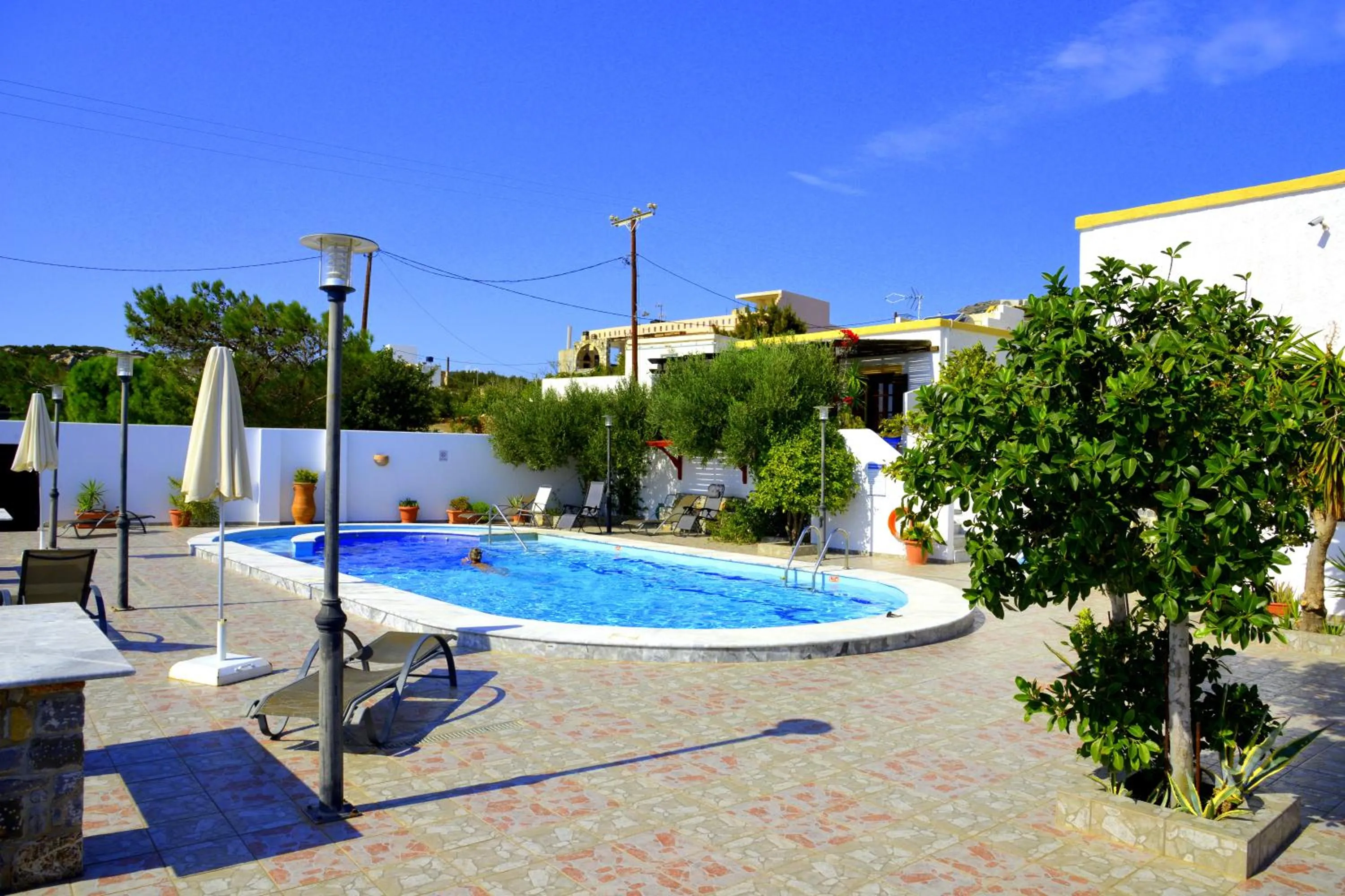 Swimming pool in Filoxenia Villa