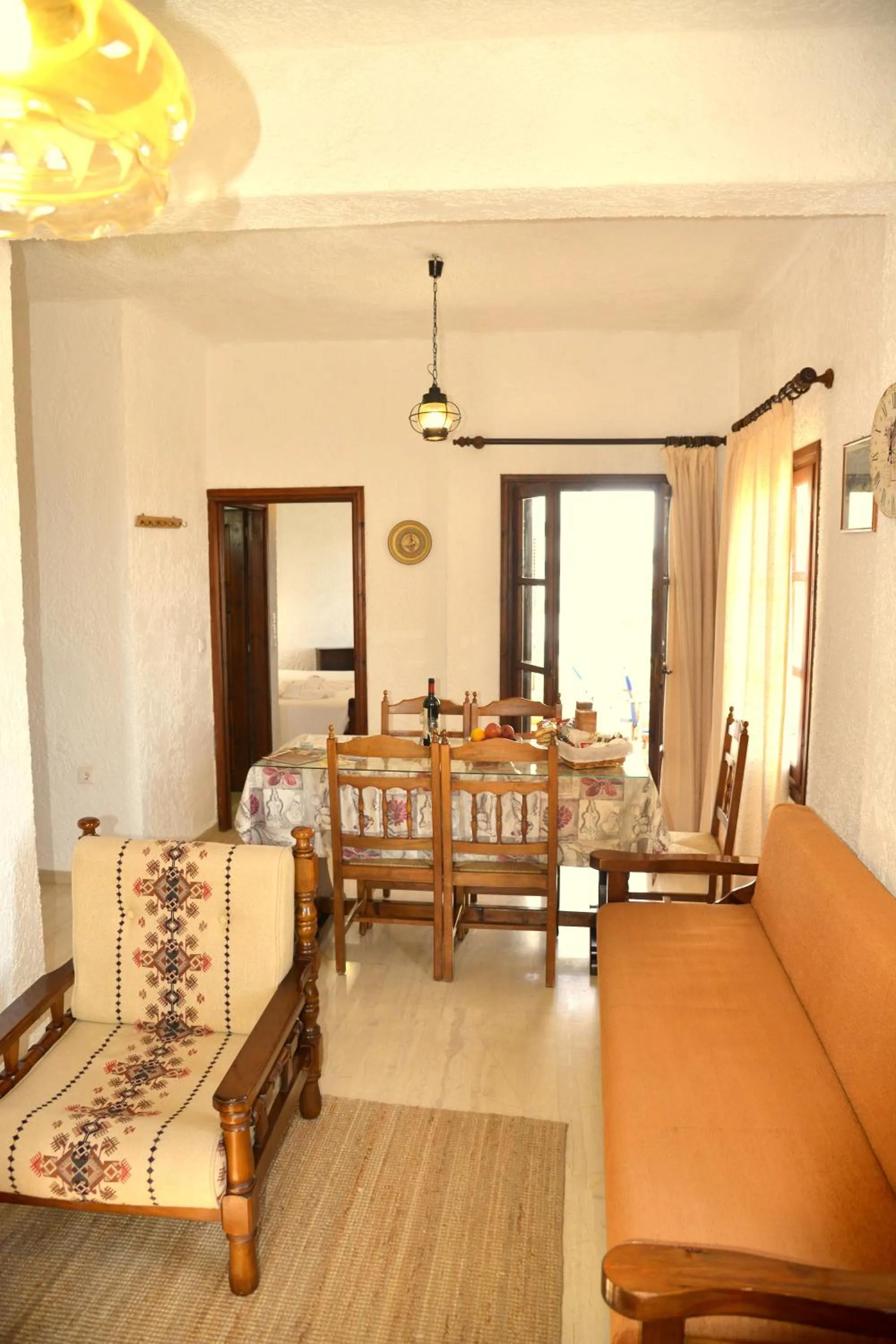 Seating area in Filoxenia Villa