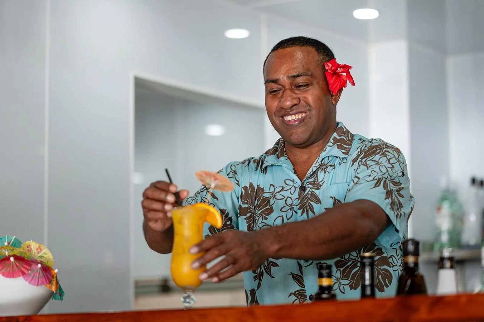 Lounge or bar in Aitutaki Lagoon Private Island Resort (Adults Only)