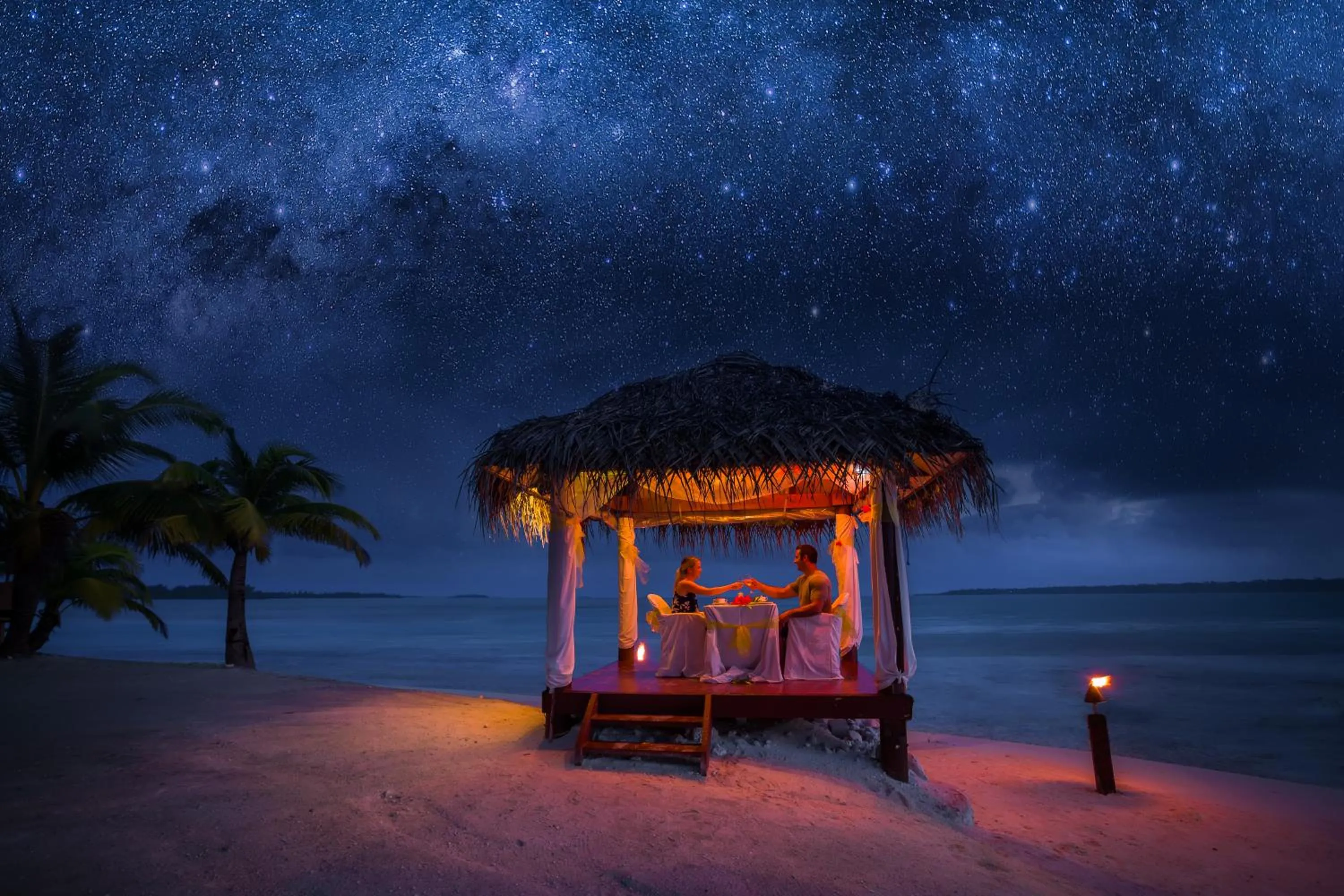 Beach in Aitutaki Lagoon Private Island Resort (Adults Only)