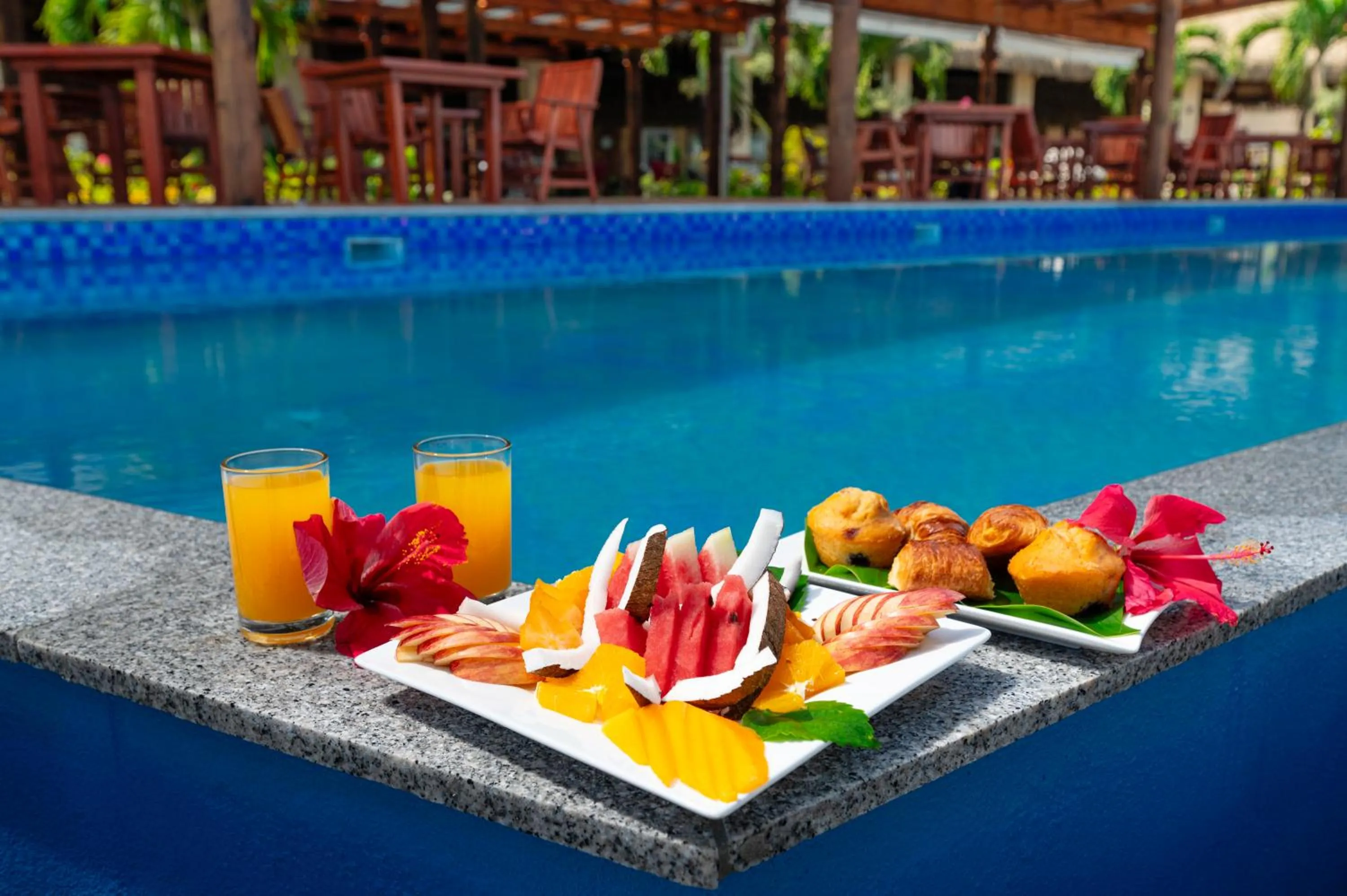 Breakfast in Aitutaki Lagoon Private Island Resort (Adults Only)