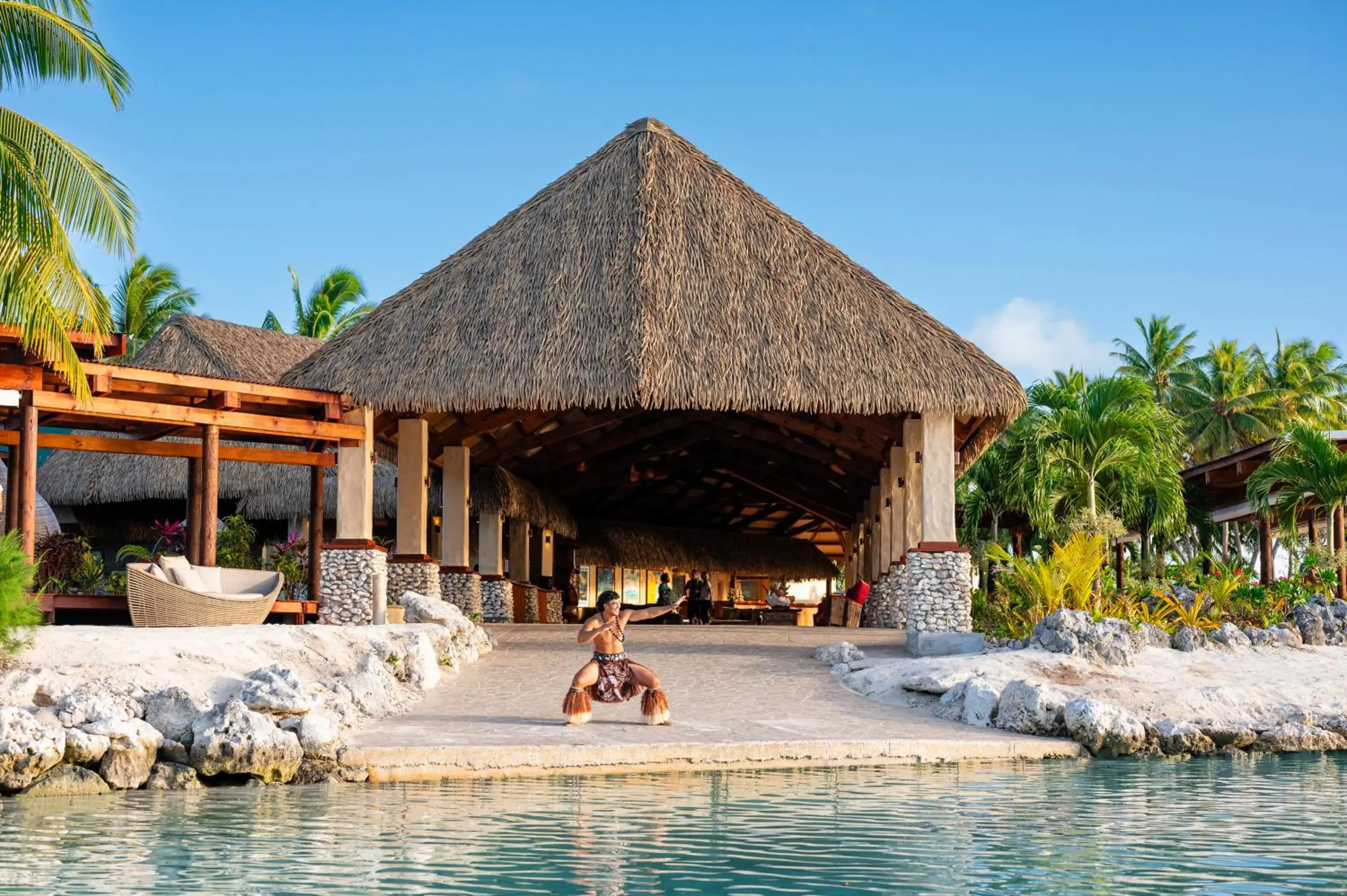 Lobby or reception in Aitutaki Lagoon Private Island Resort (Adults Only) Lobby or reception in Aitutaki Lagoon Private Island Resort (Adults Only)