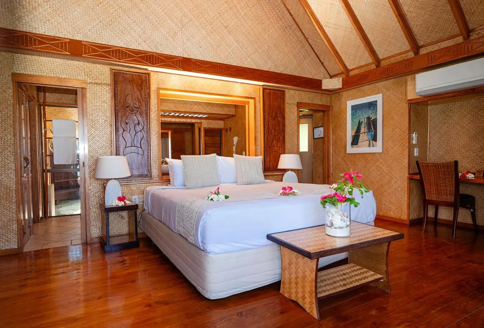 Bedroom, Bed in Aitutaki Lagoon Private Island Resort (Adults Only) Bedroom, Bed in Aitutaki Lagoon Private Island Resort (Adults Only)