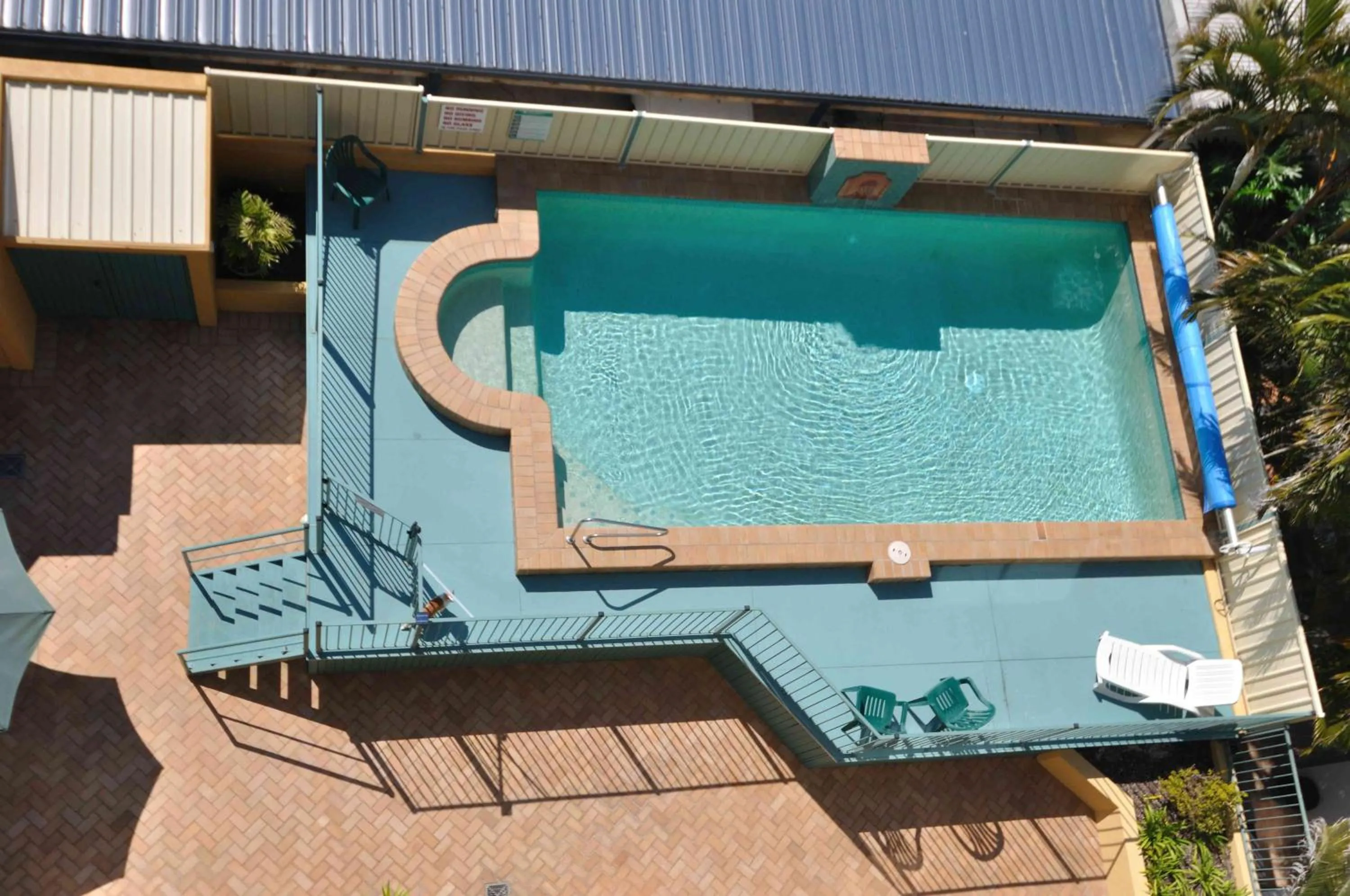 Pool view in Sunshine Towers Boutique Apartments