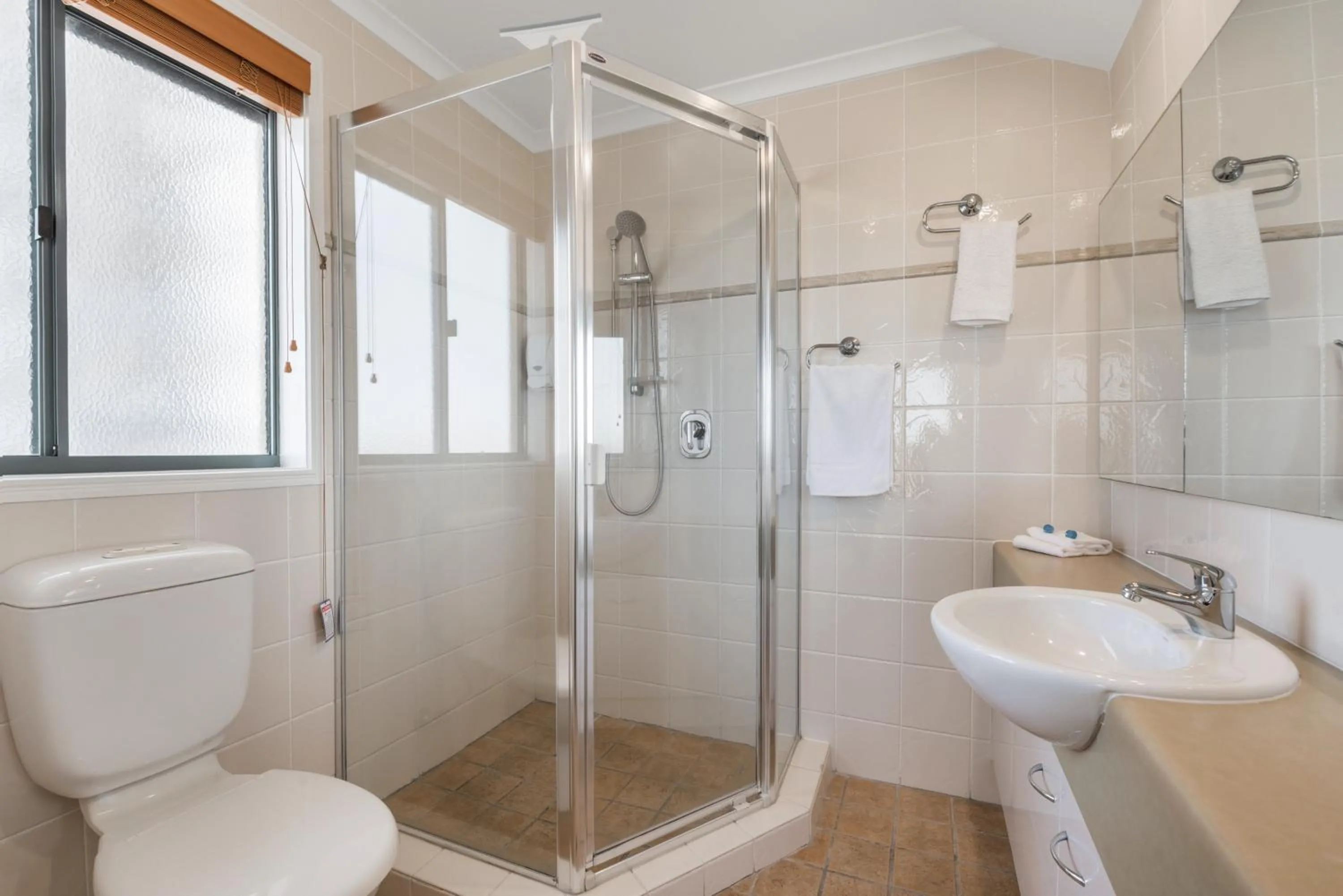 Shower in Sunshine Towers Boutique Apartments