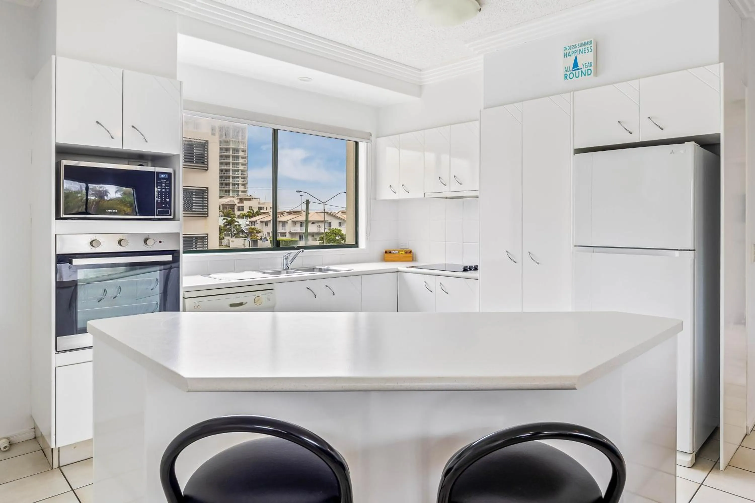 Kitchen or kitchenette in Sunshine Towers Boutique Apartments