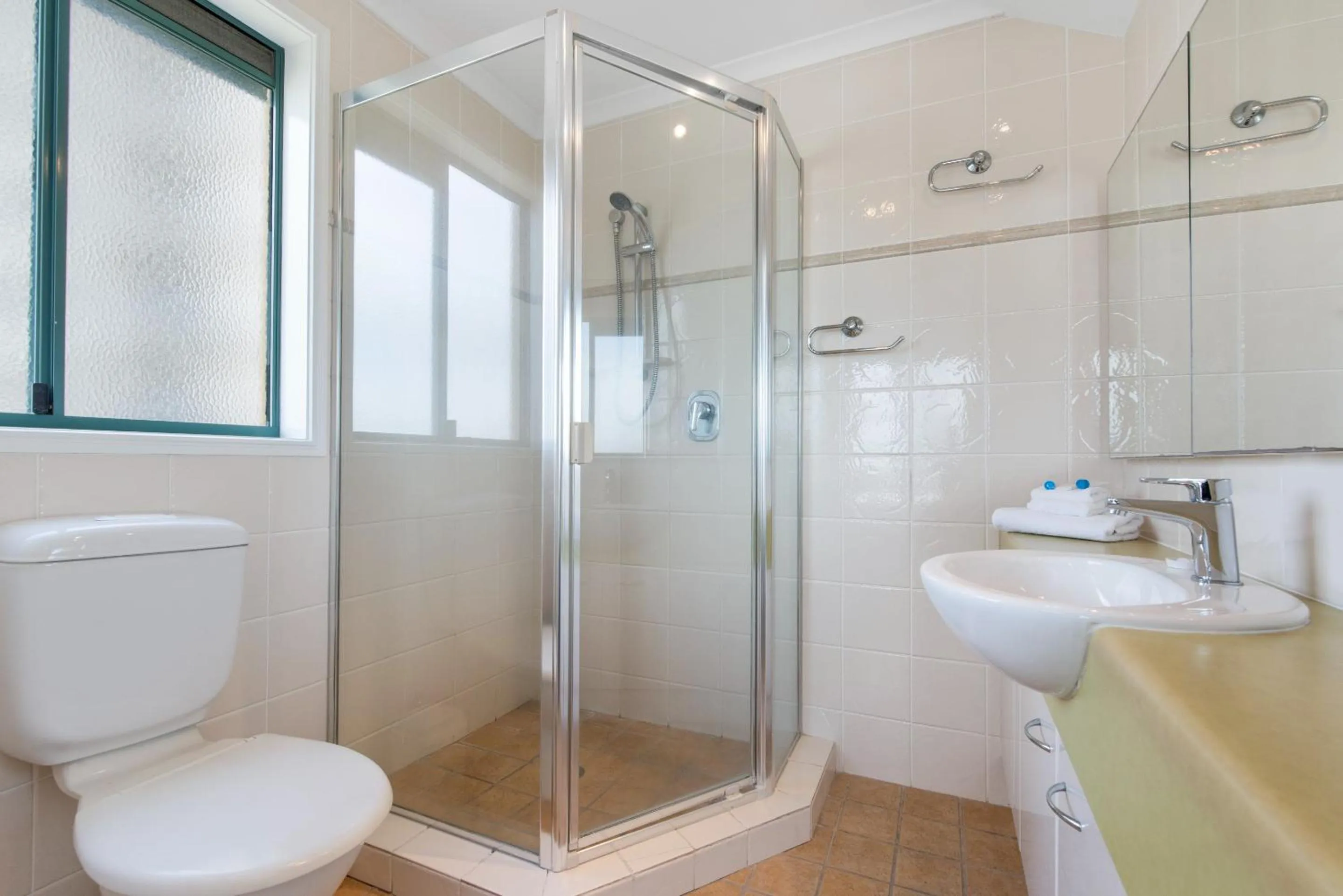 Shower in Sunshine Towers Boutique Apartments
