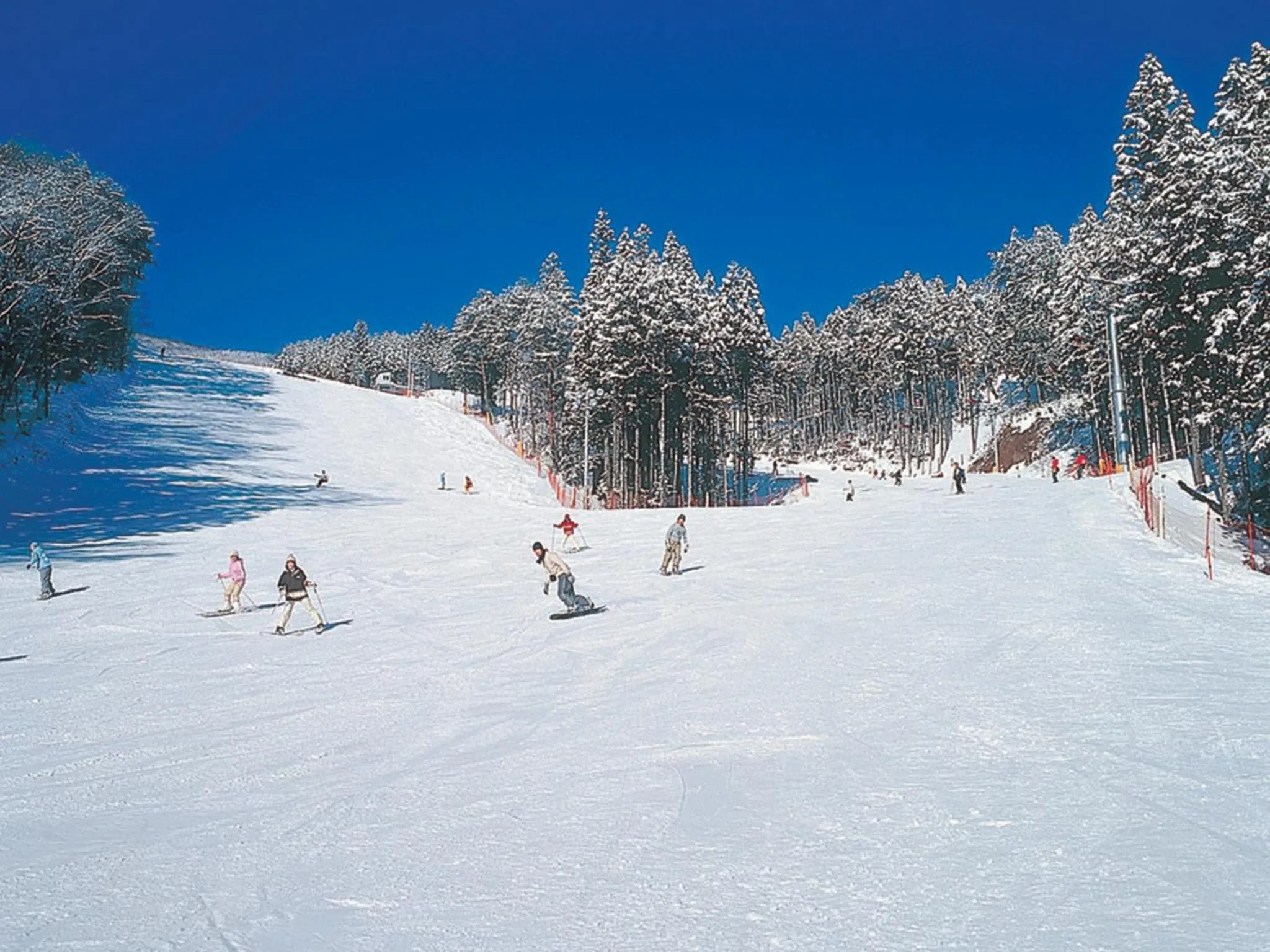 Skiing in Megahira Onsen Quelle Yoshiwa