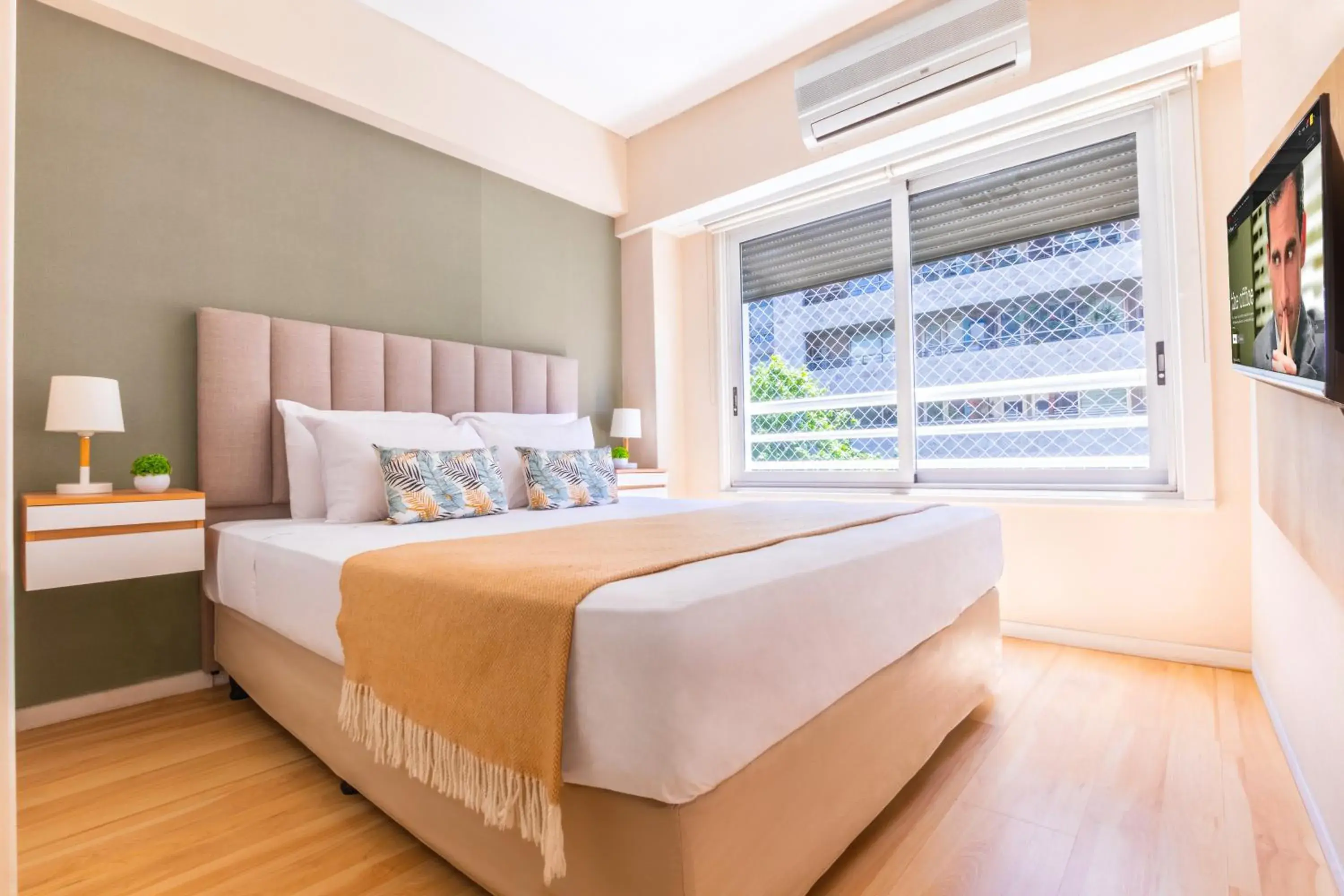 Bed in Modern Apartments in Puerto Madero Bed in Modern Apartments in Puerto Madero