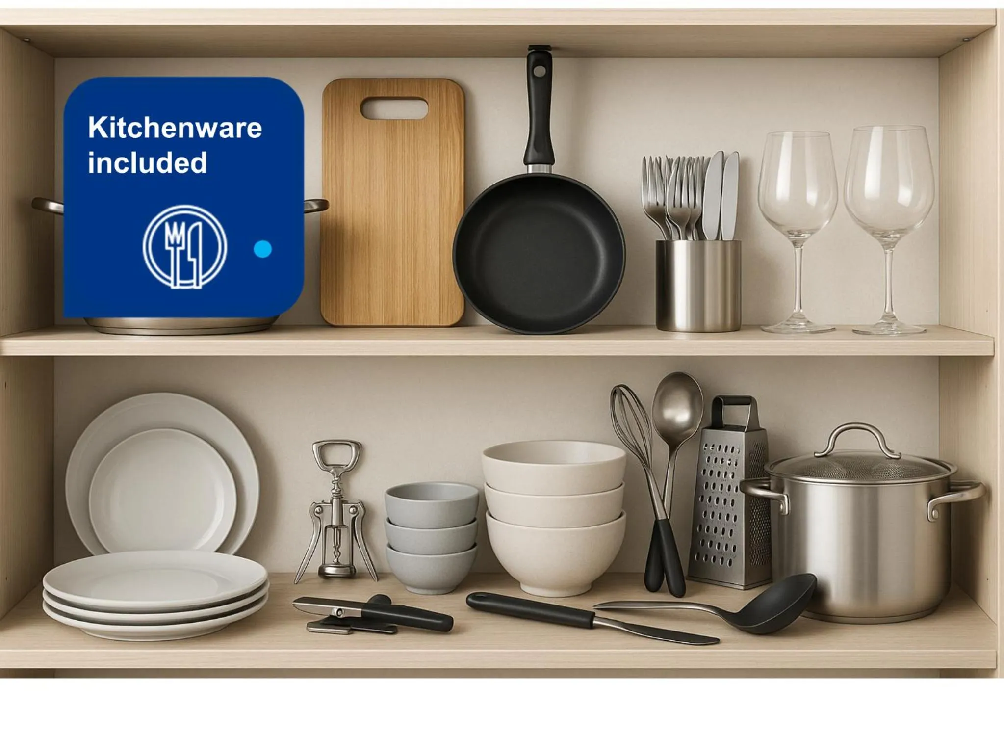 kitchen in Modern Apartments in Puerto Madero