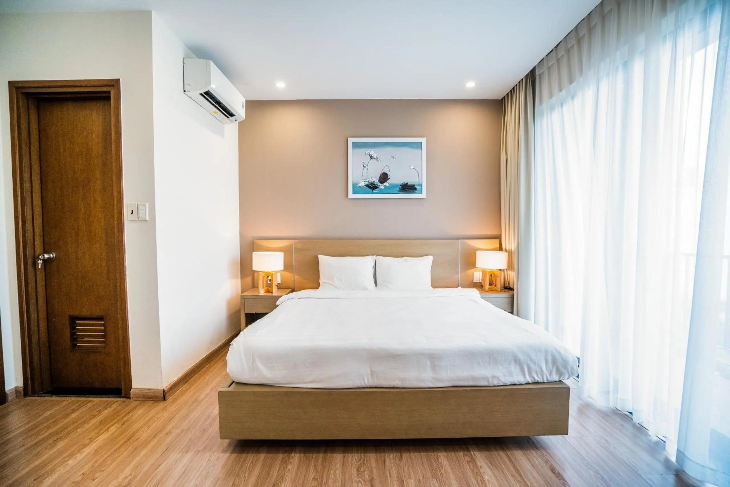 Bed in Green Pearl Villa Ha Long