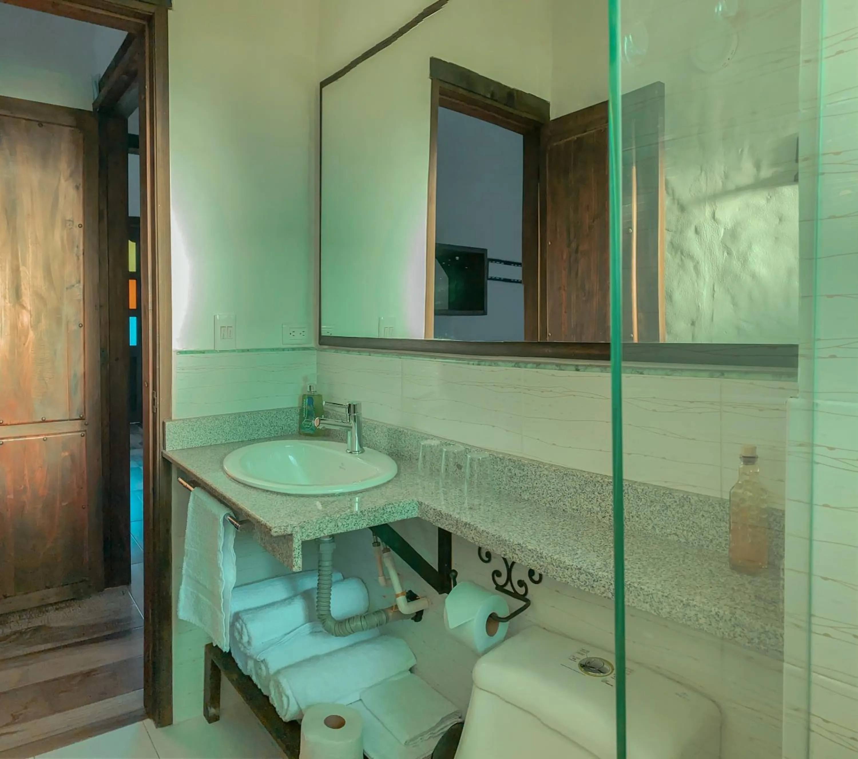 Bathroom in Cabañas Campestres MaRGuin