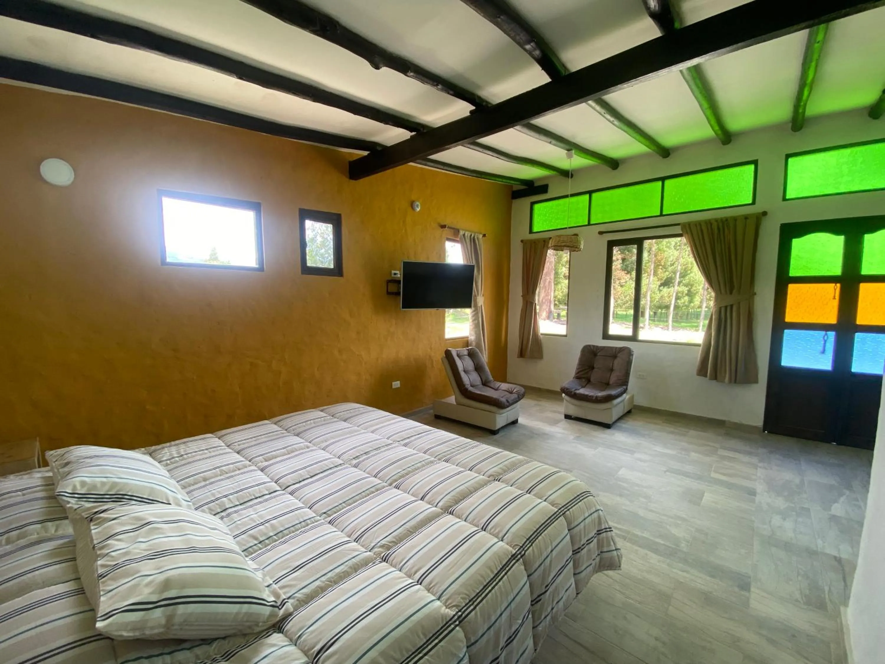 Bed in Cabañas Campestres MaRGuin