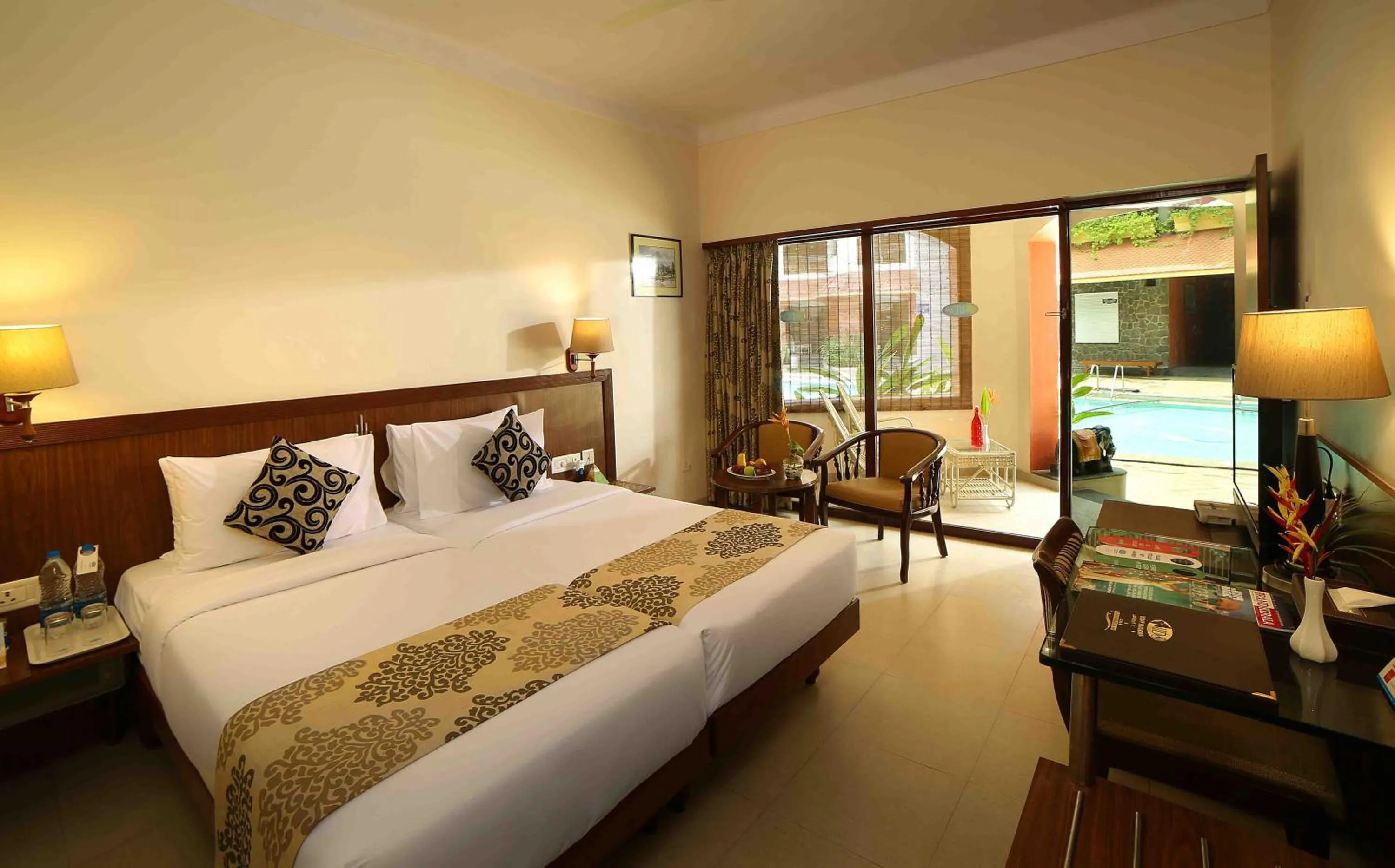 Photo of the whole room, Bed in Uday Samudra Leisure Beach Hotel & Spa