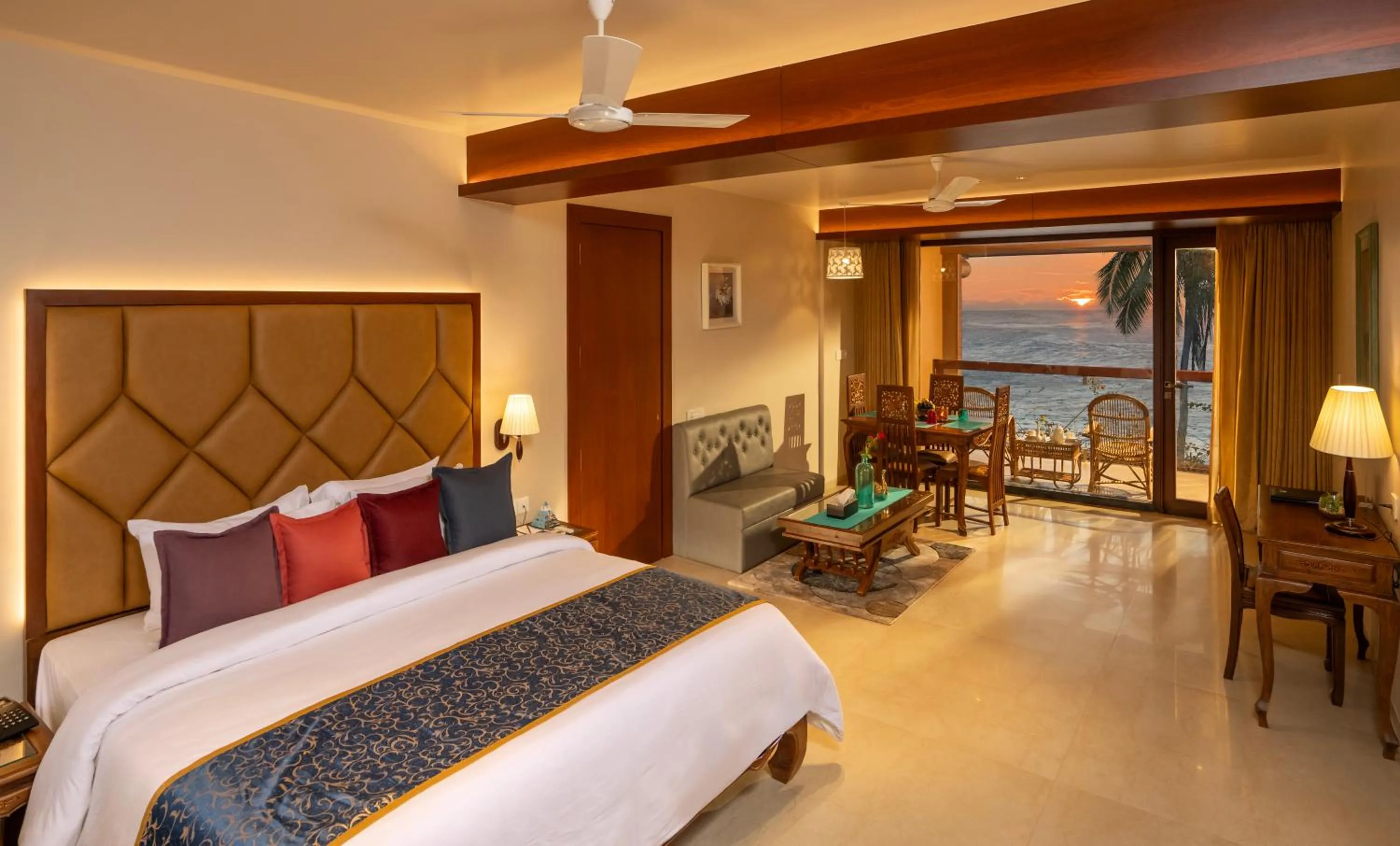 Photo of the whole room, Bed in Uday Samudra Leisure Beach Hotel & Spa