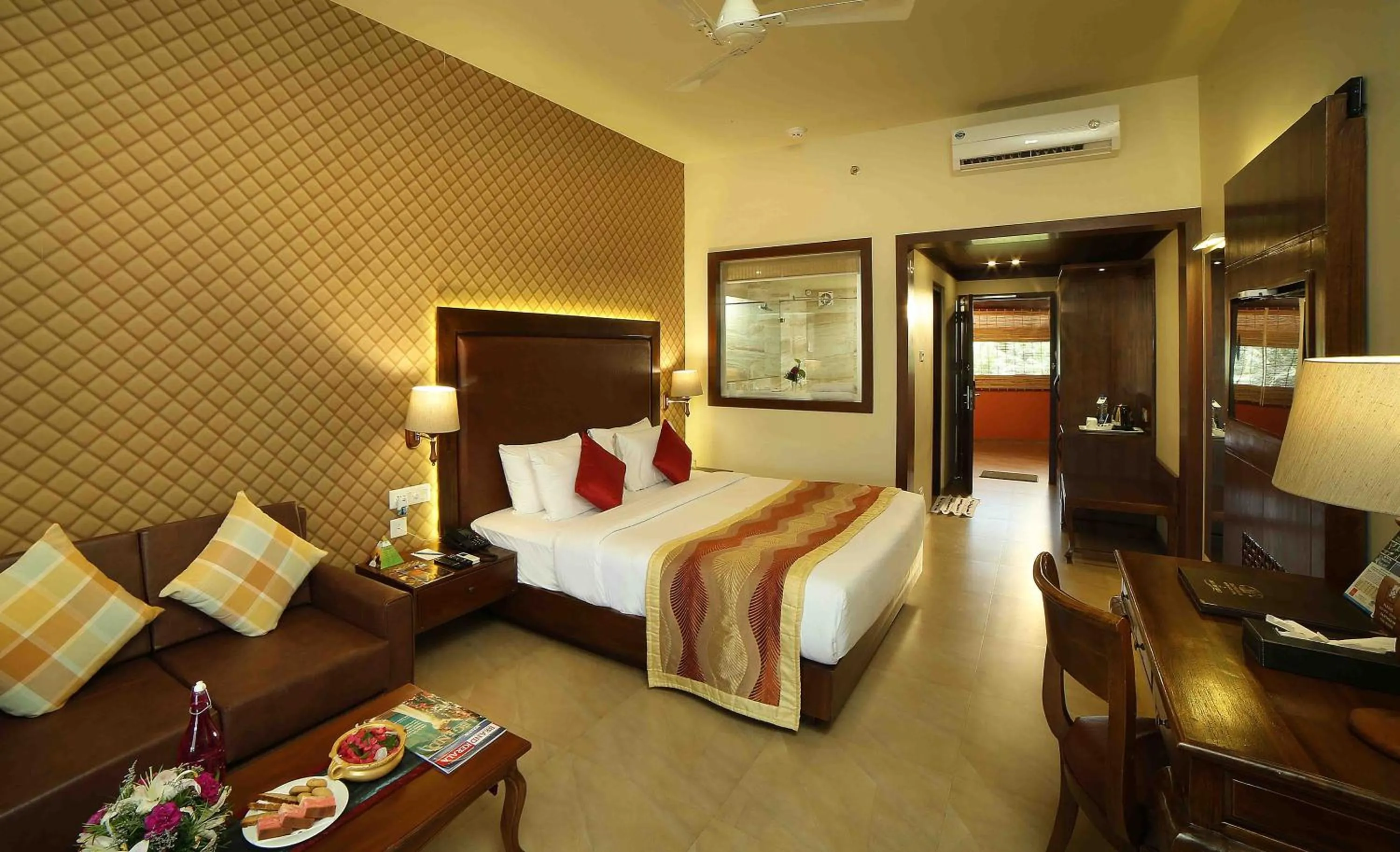 Photo of the whole room, Bed in Uday Samudra Leisure Beach Hotel & Spa