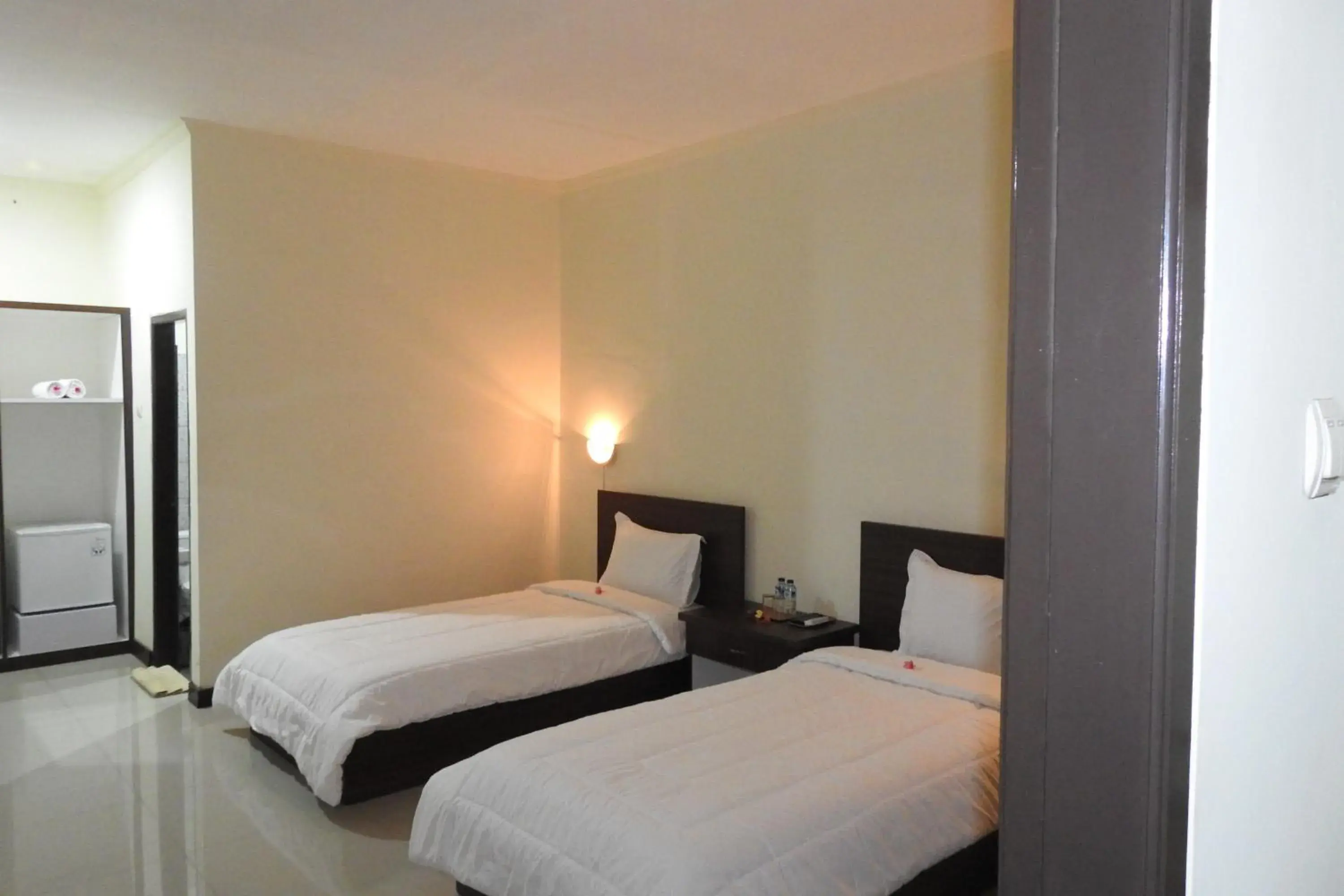 Bed in D'Batur Hotel Bed in D'Batur Hotel