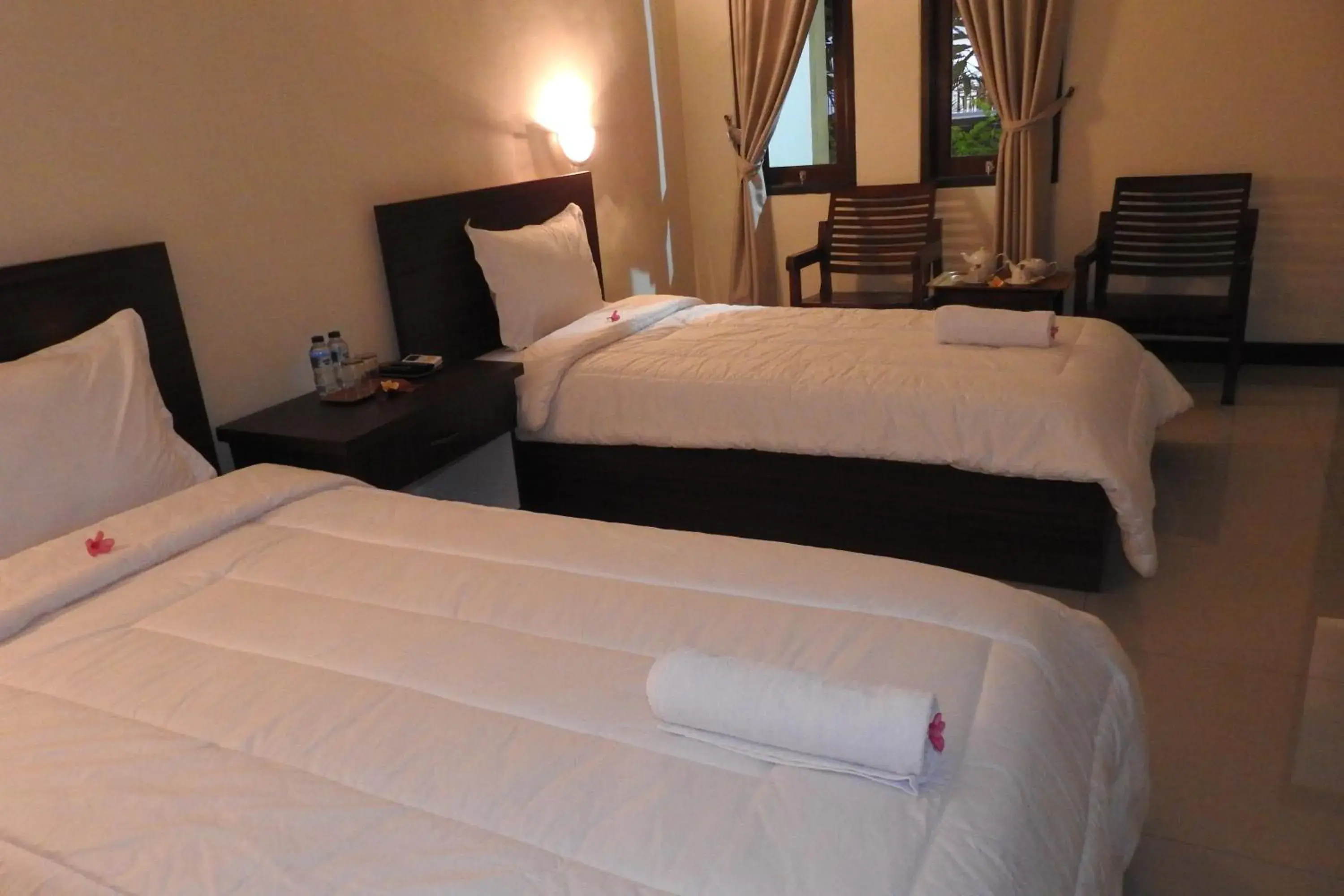 Bed in D'Batur Hotel Bed in D'Batur Hotel