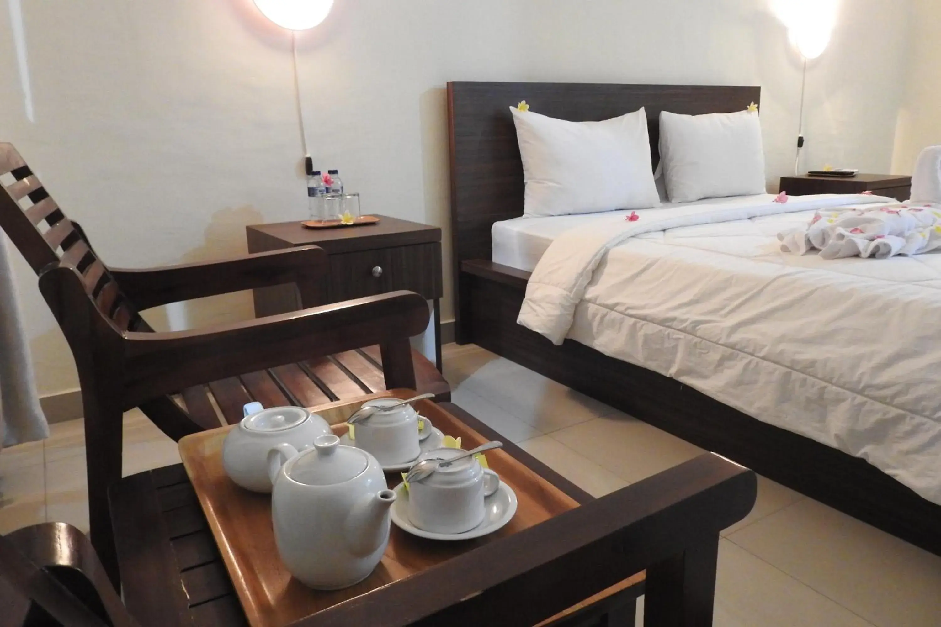 Bed in D'Batur Hotel Bed in D'Batur Hotel