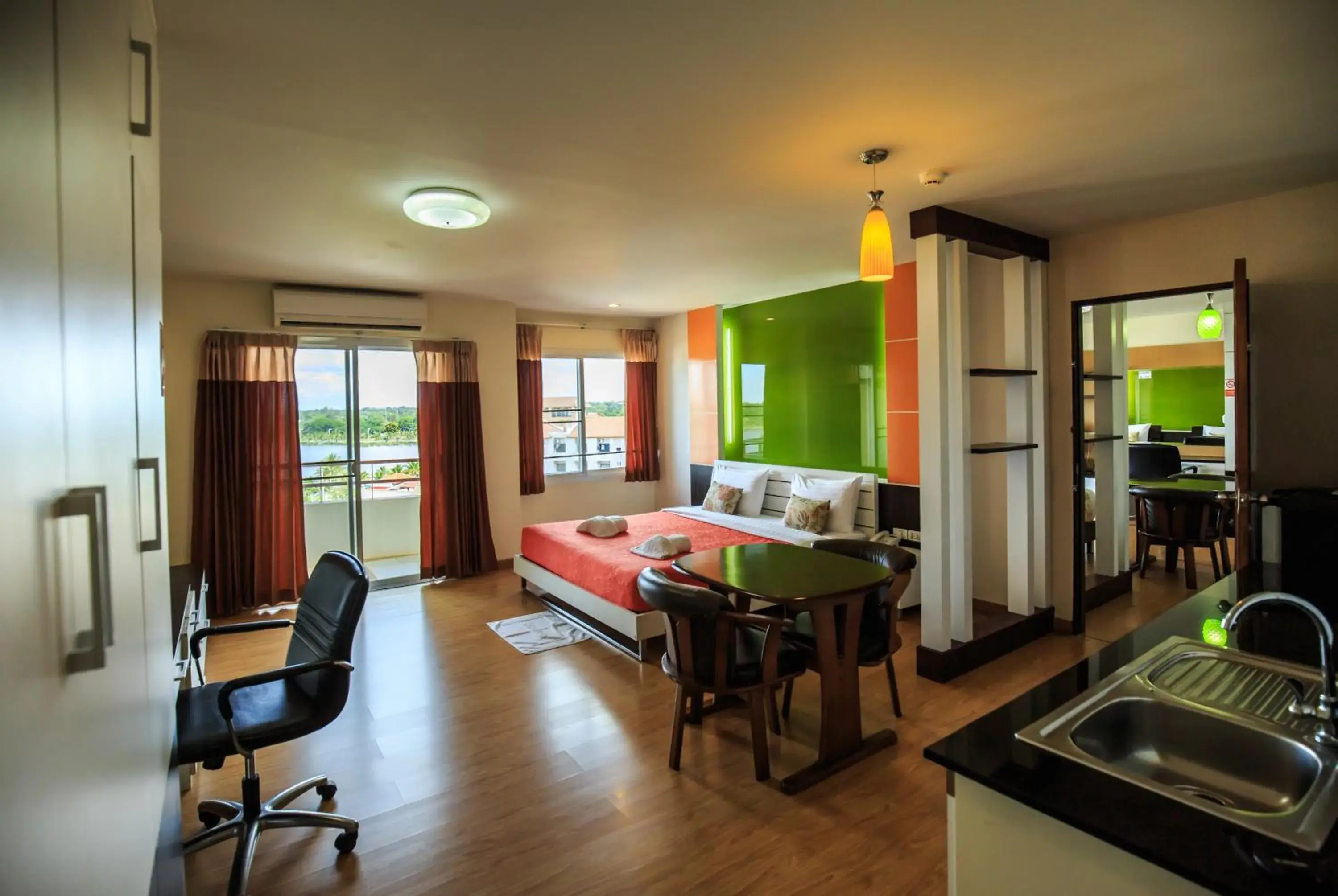 Seating area, Bed in Kwanruen Resort Seating area, Bed in Kwanruen Resort