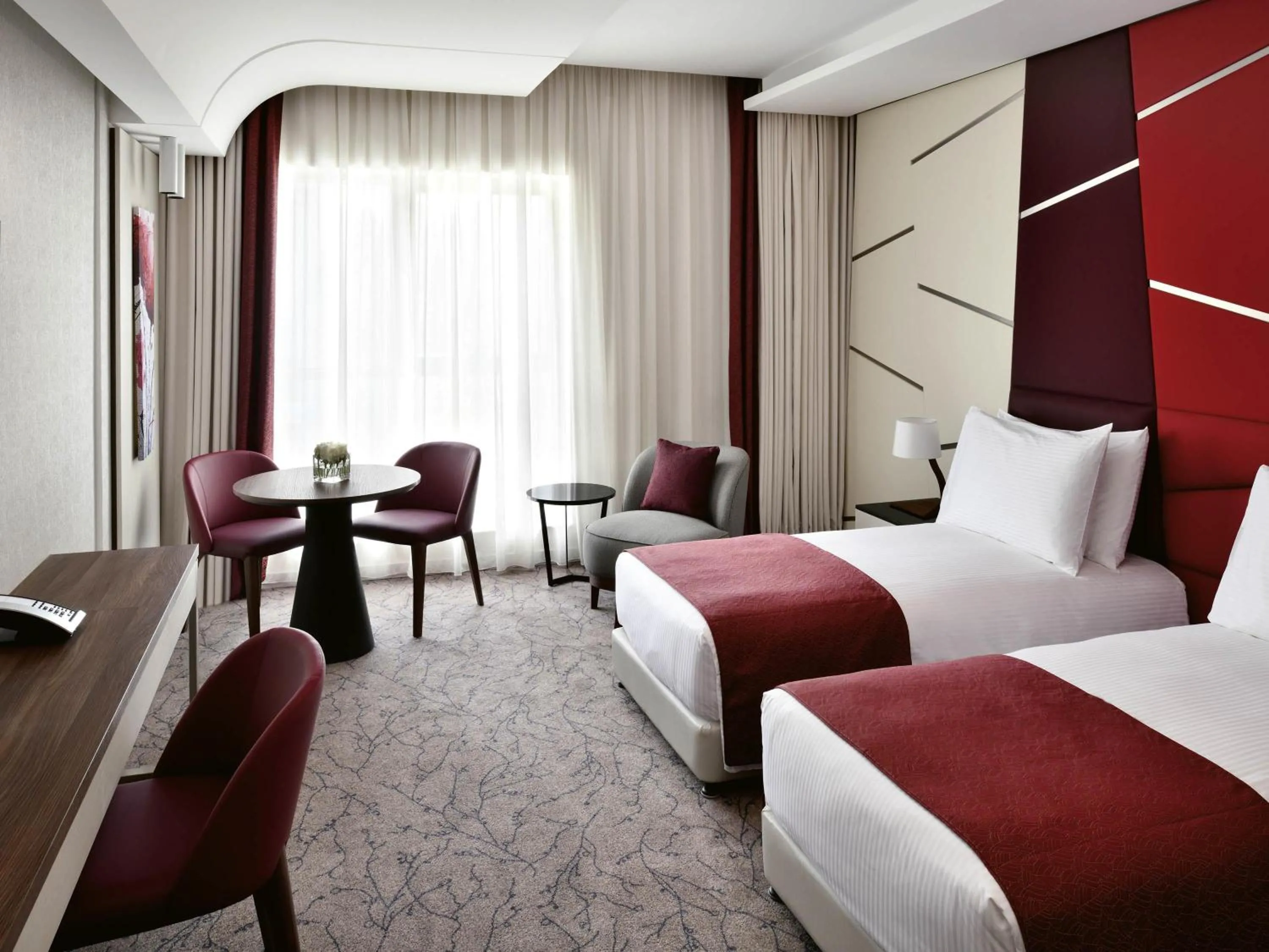 Bedroom, Bed in Mövenpick Hotel Apartments Downtown Dubai