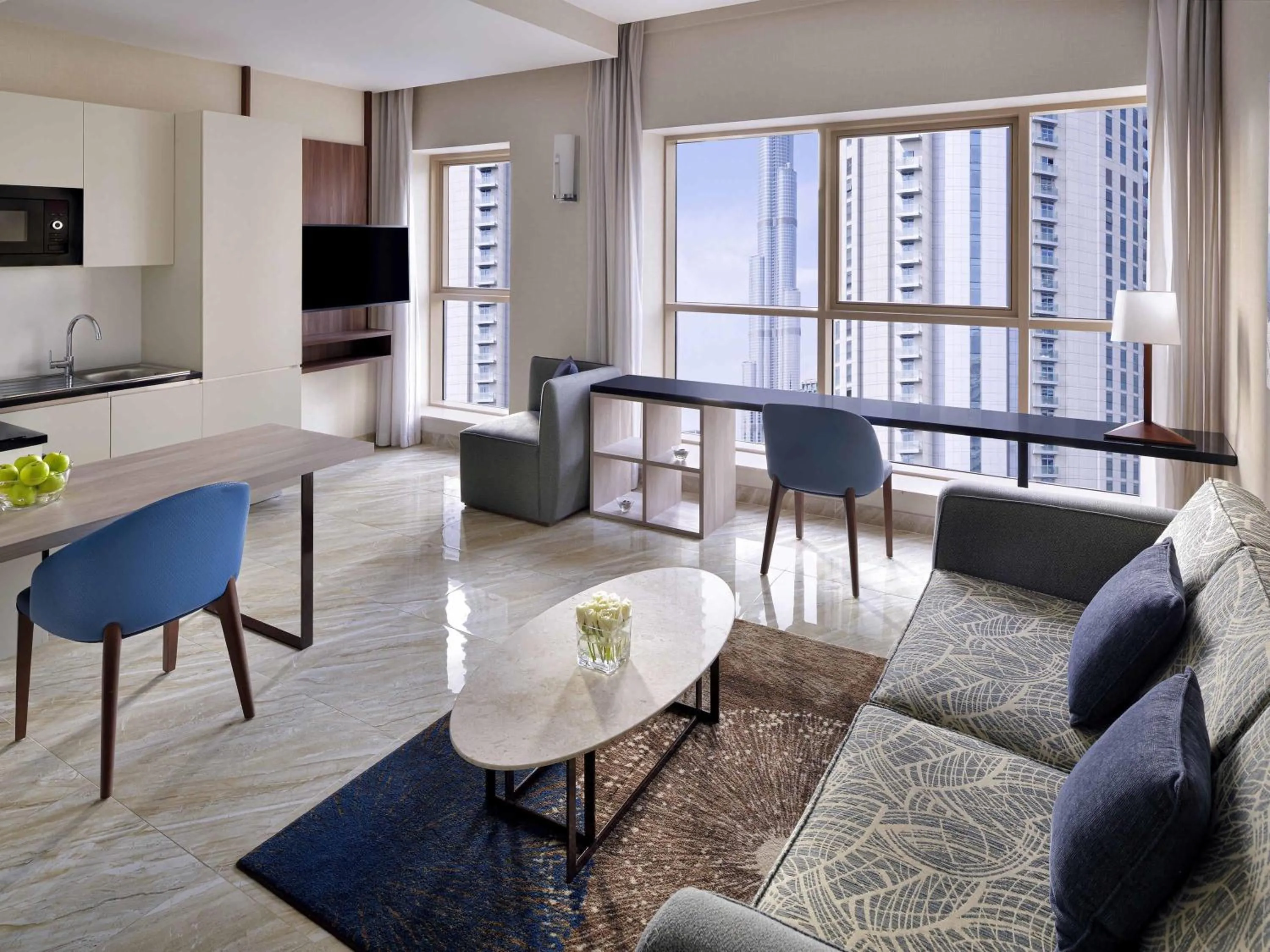 Bedroom in Mövenpick Hotel Apartments Downtown Dubai