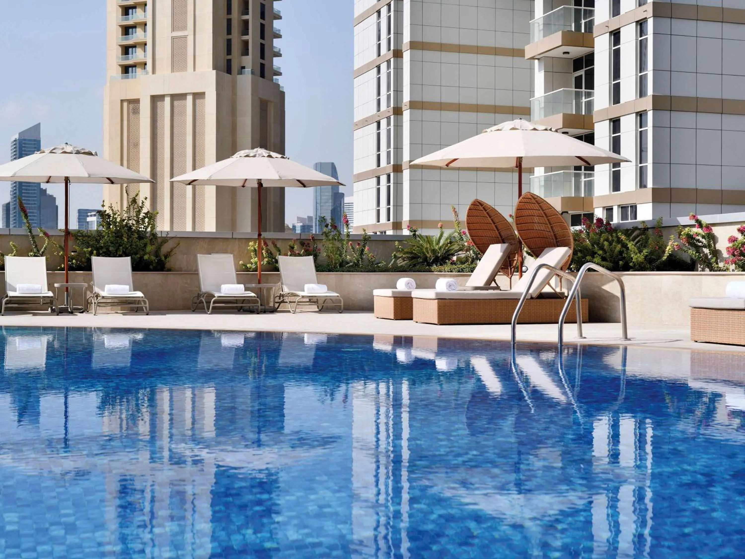 Property building in Mövenpick Hotel Apartments Downtown Dubai