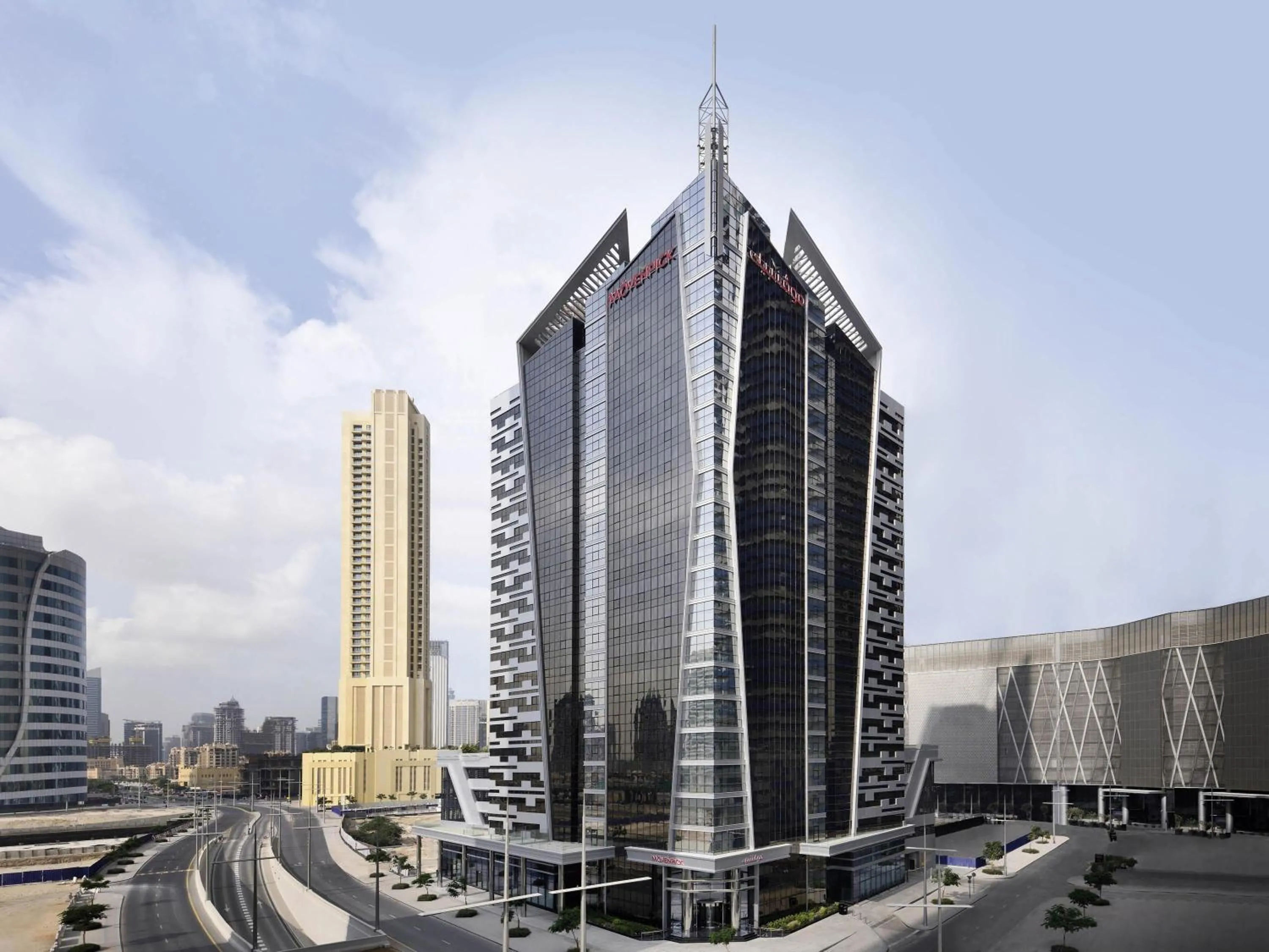 Property building in Mövenpick Hotel Apartments Downtown Dubai