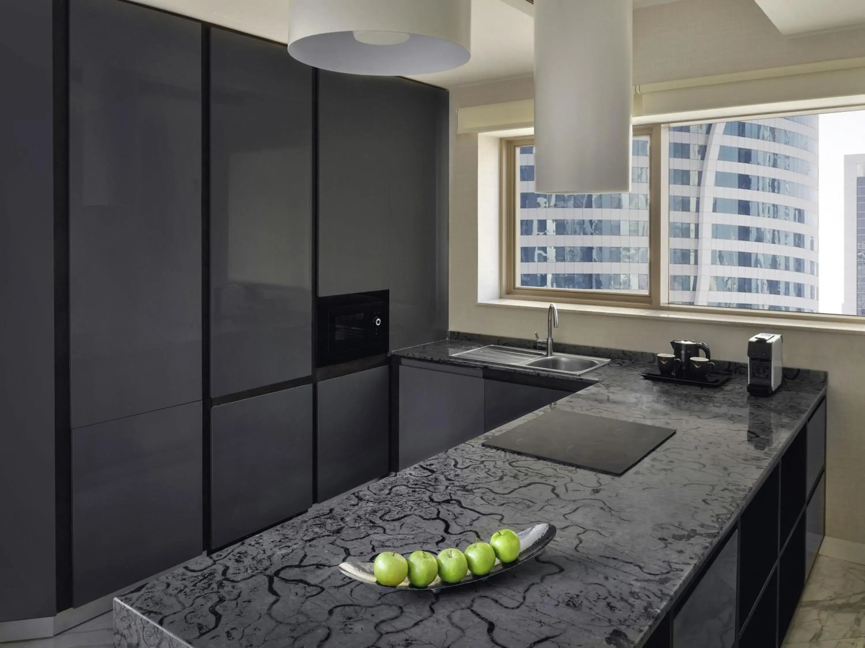 Bedroom in Mövenpick Hotel Apartments Downtown Dubai Bedroom in Mövenpick Hotel Apartments Downtown Dubai