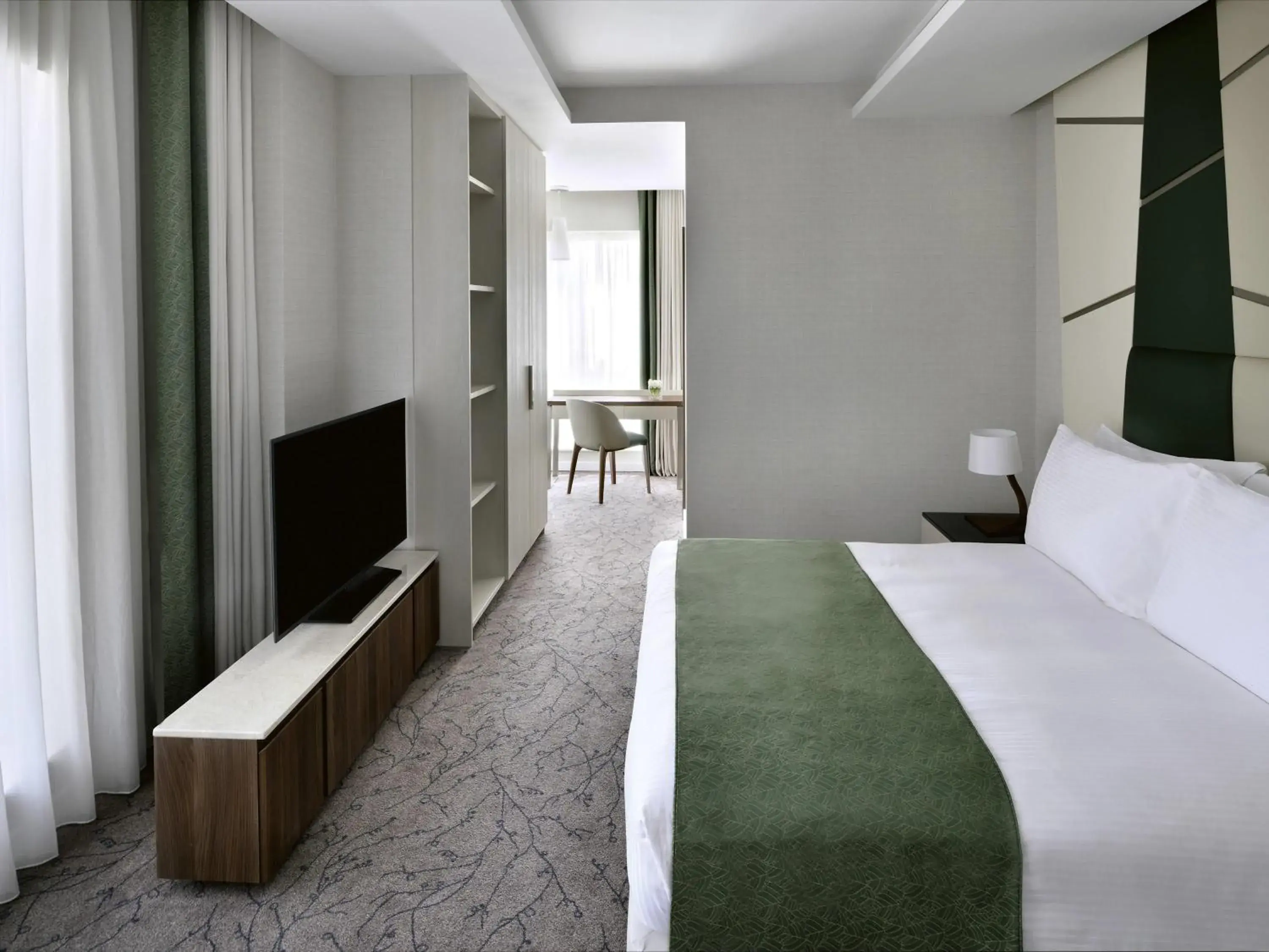 Bedroom, Bed in Mövenpick Hotel Apartments Downtown Dubai Bedroom, Bed in Mövenpick Hotel Apartments Downtown Dubai