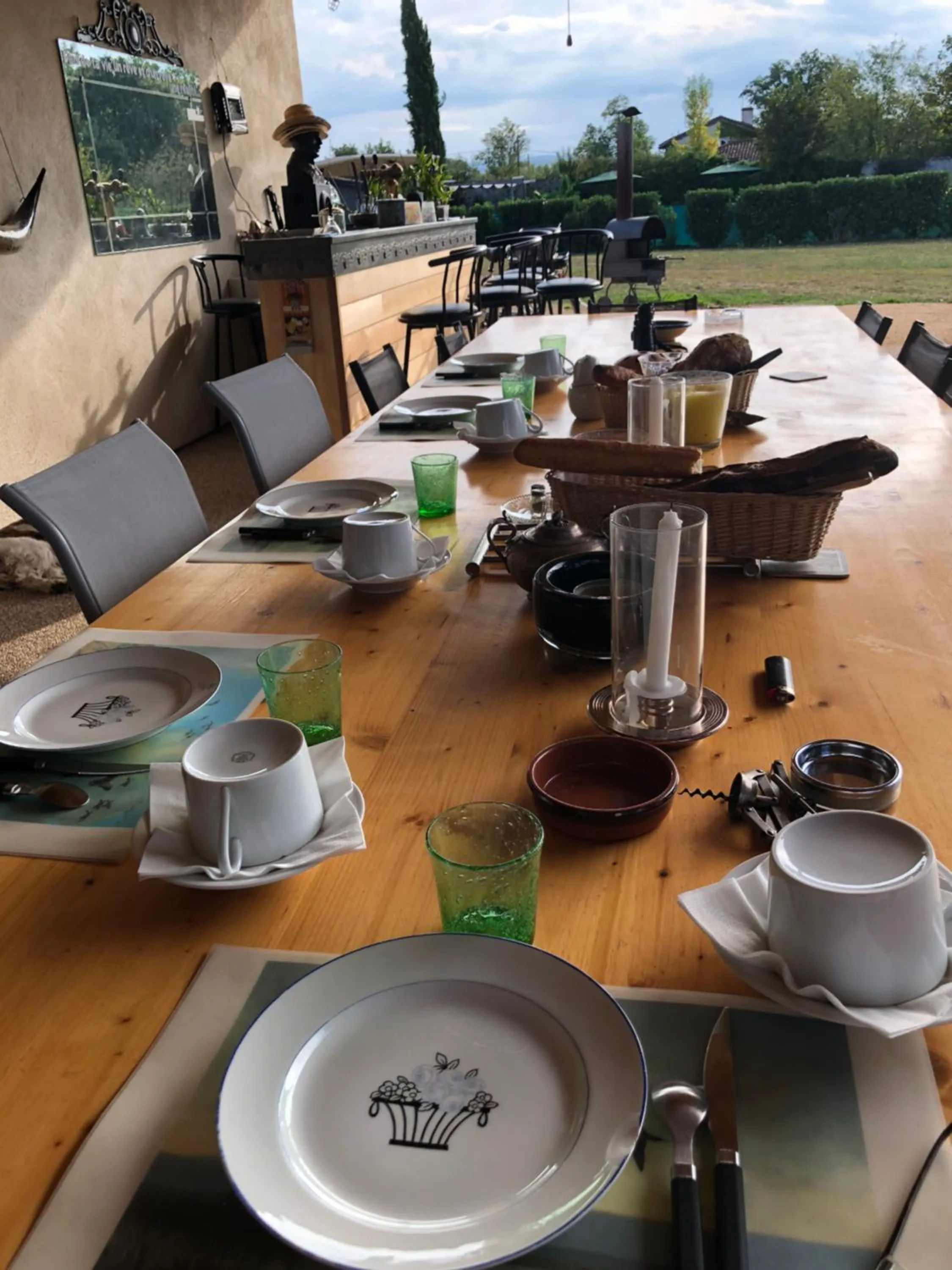 Decorative detail in ORANGERIE de CHATEL-Selection FIGARO & ELLE Magazine